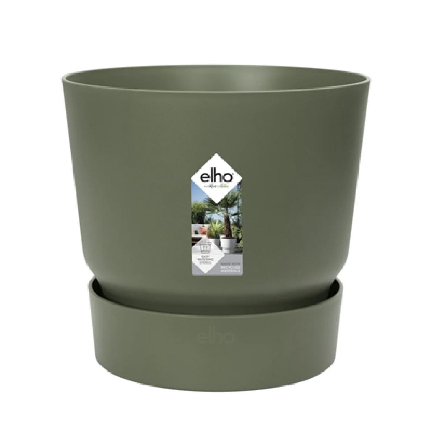 Elho Greenville Bloempot - Rond - Bladgroen - 47 cm
