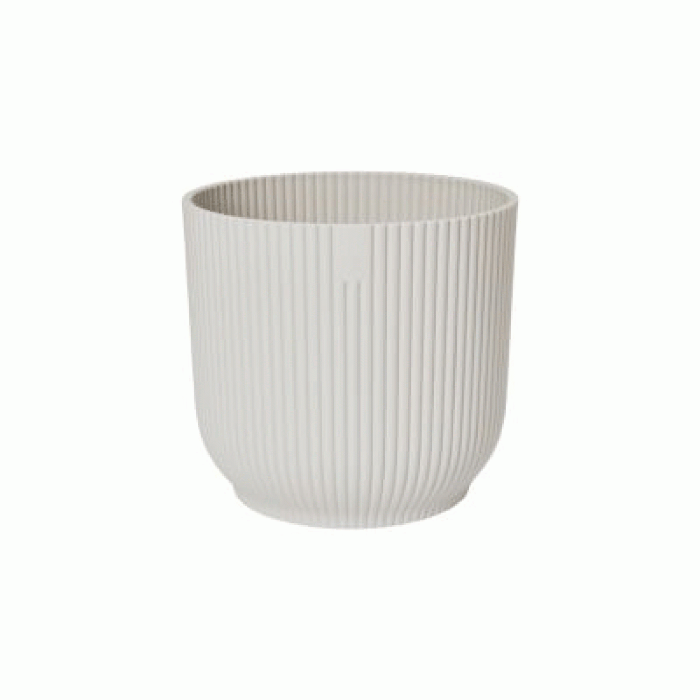 Elho Vibes Fold Rond - collectie - Zijdewit - 18 cm