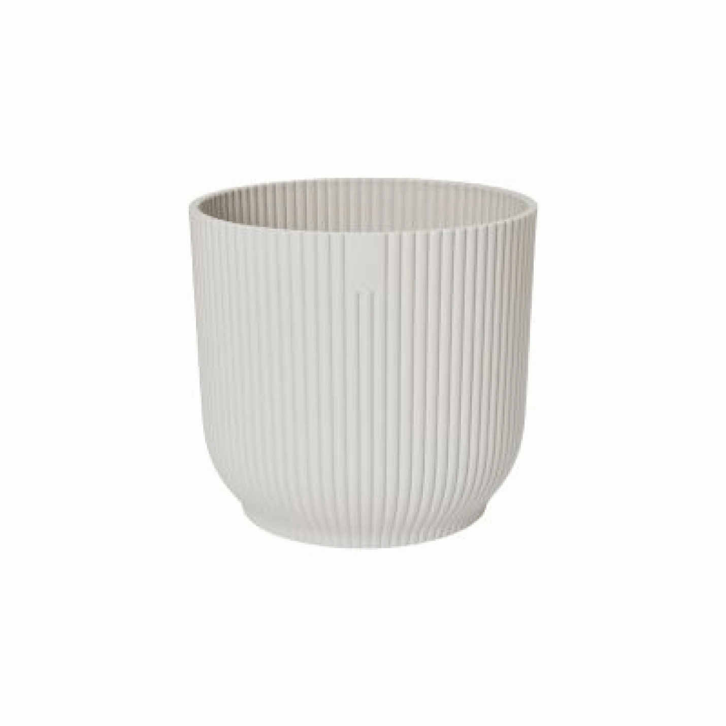 Elho Vibes Fold Rond - collectie - Zijdewit - 25 cm