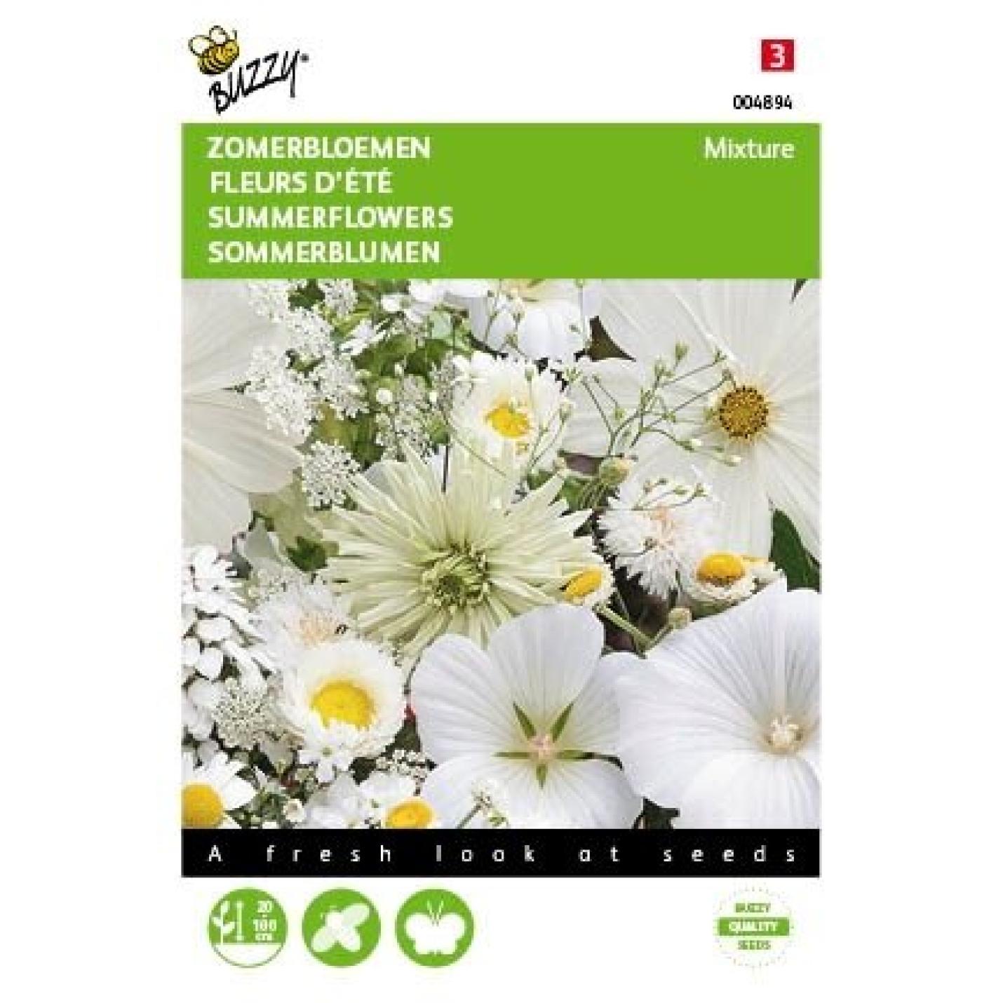 Buzzy Zomerbloemen Wit mengsel