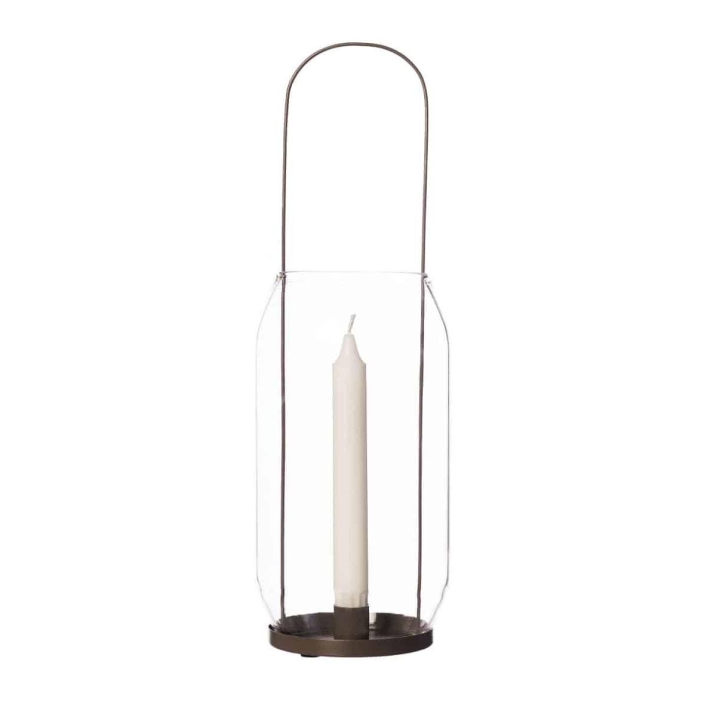 ERNST lantaarn glas kaars mud 40