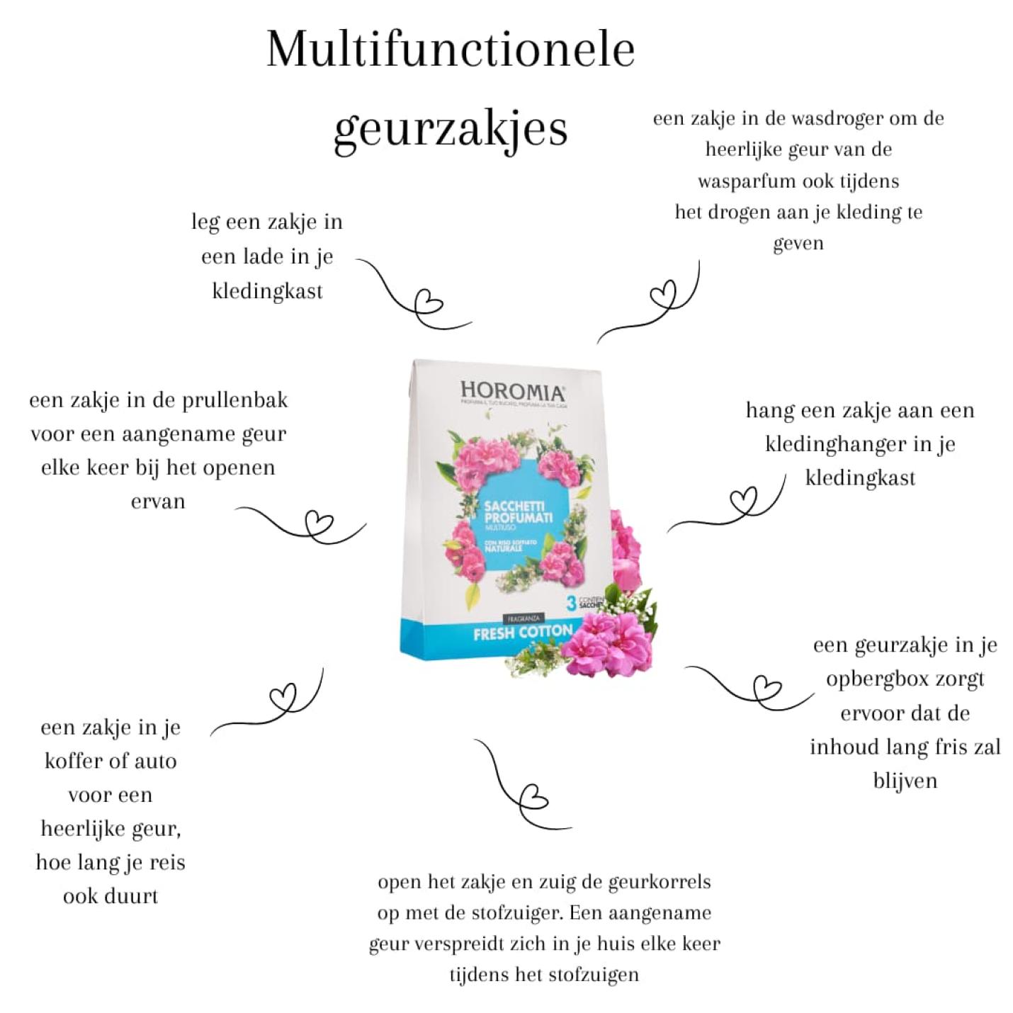 Horomia geurzakjes Fresh cotton