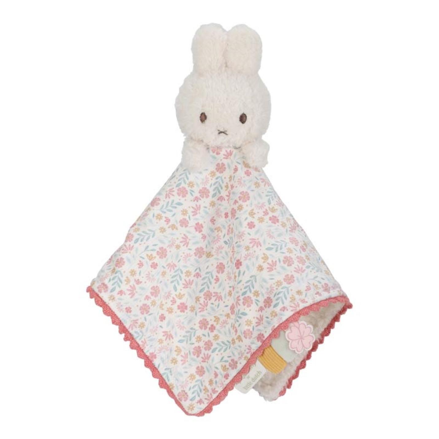 lucky blossom knuffeldoekje met naam nijntje x little dutch