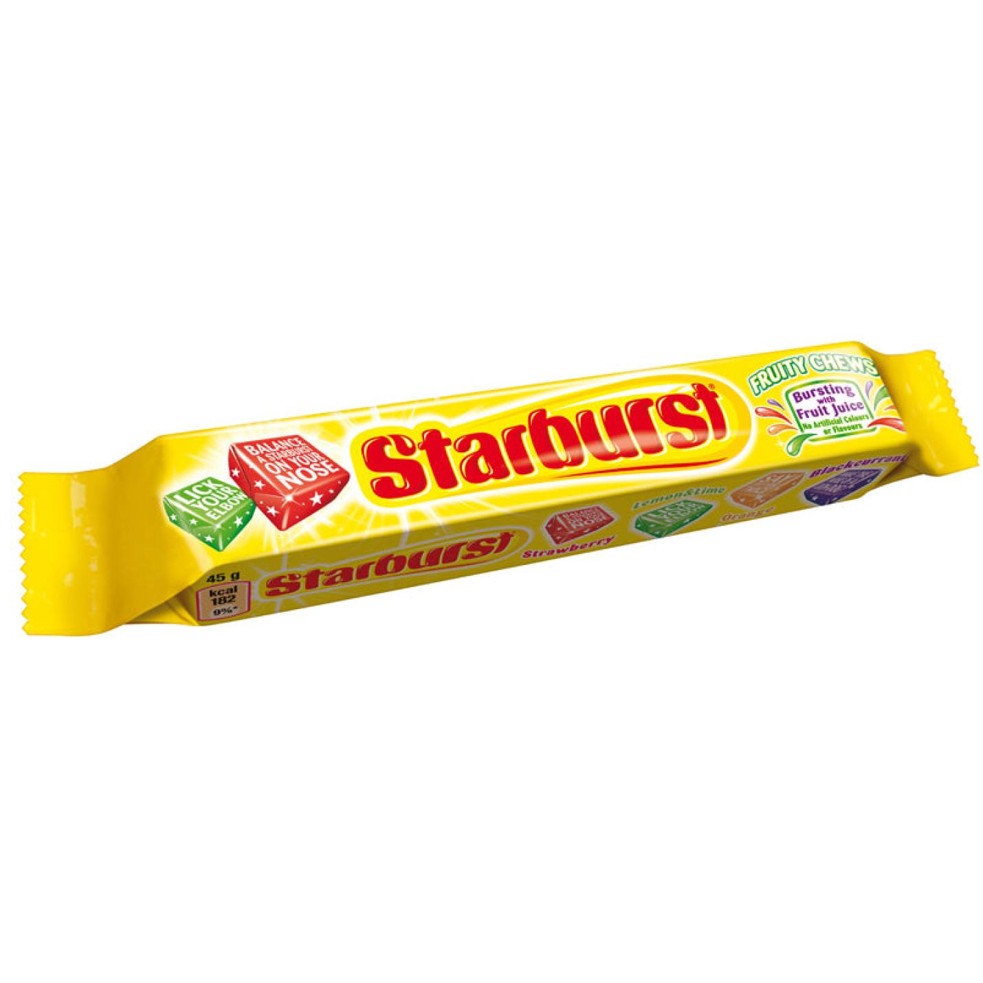 Starburst Original Fruit Chews Sweets 45g