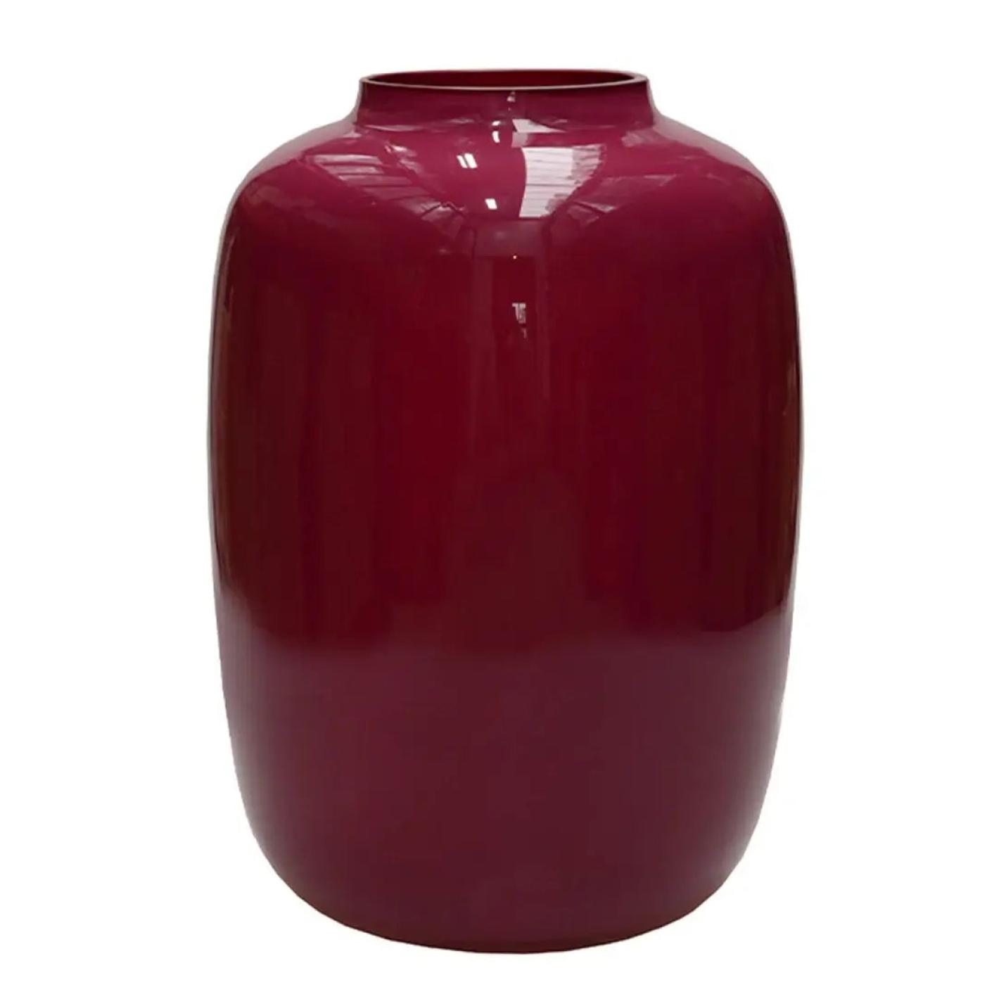 Glazen Vaas – Mauve - in twee maten - Large 35cm hoog