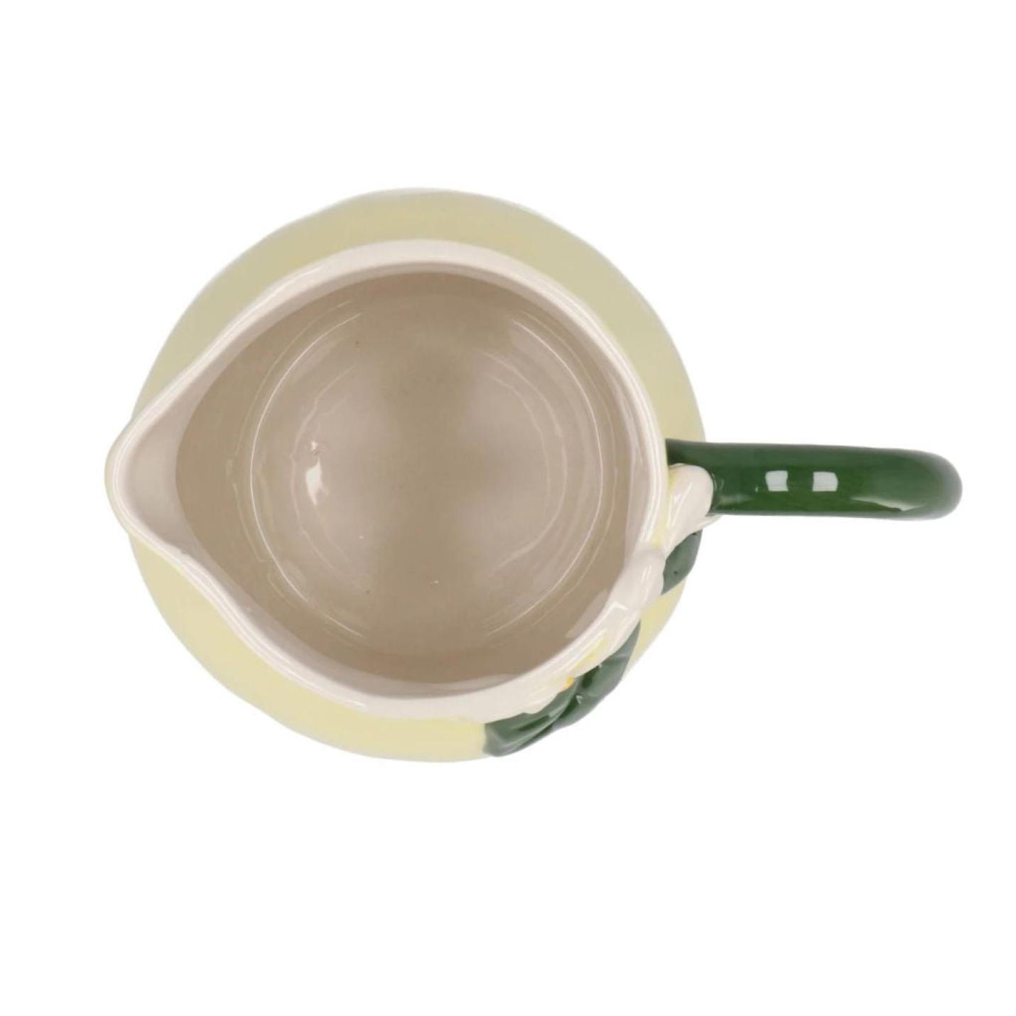 Waterkan  -Keramiek – Pastel Geel; Afbeelding: 2