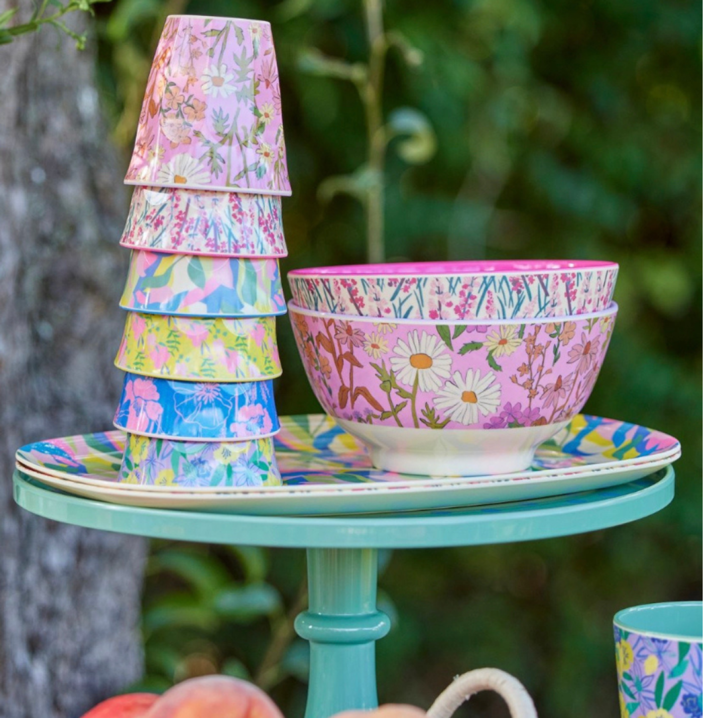 Melamine beker Daisy Dearest print - Rice; Afbeelding: 2