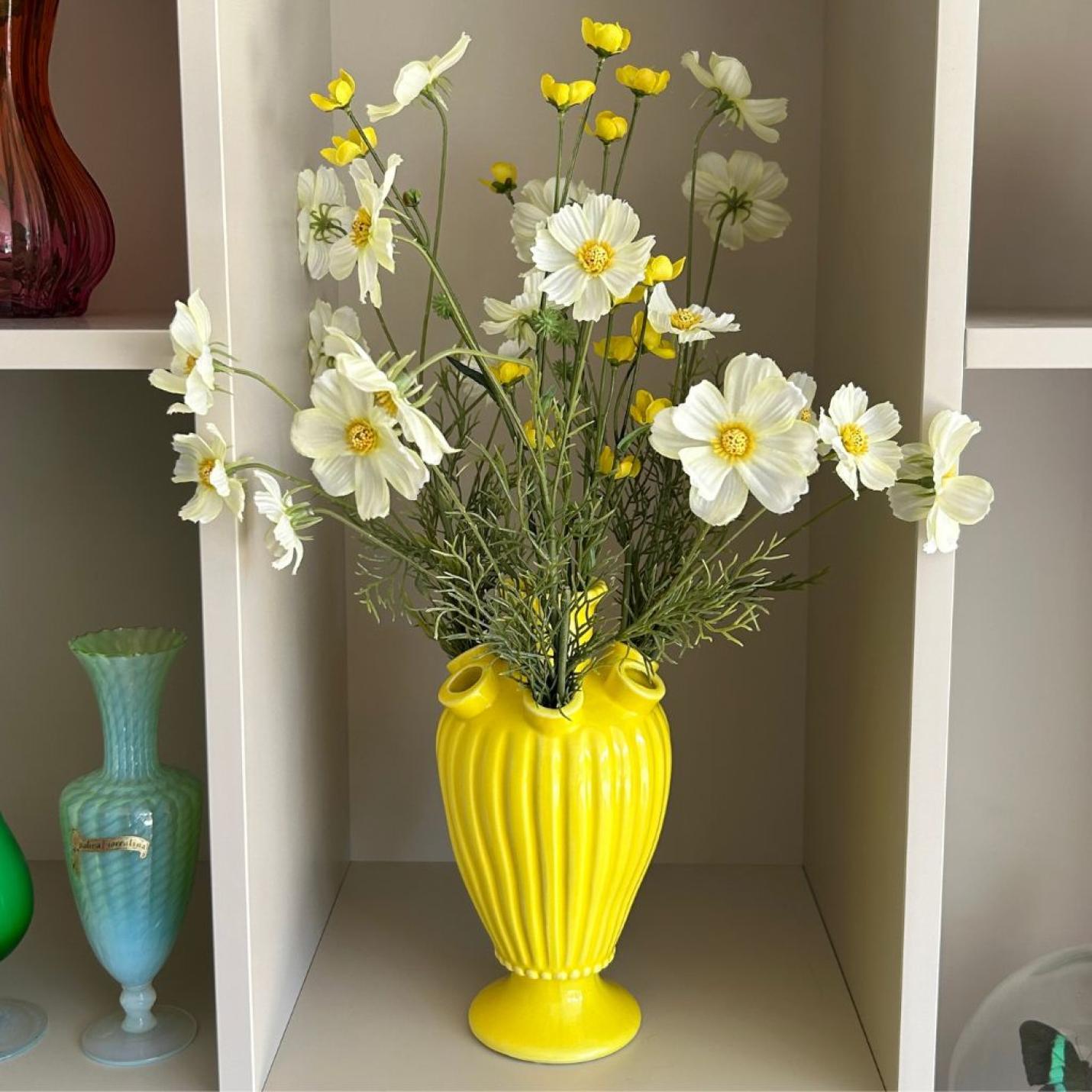 Tulpenvaasje in groen - 24cm hoog; Afbeelding: 3