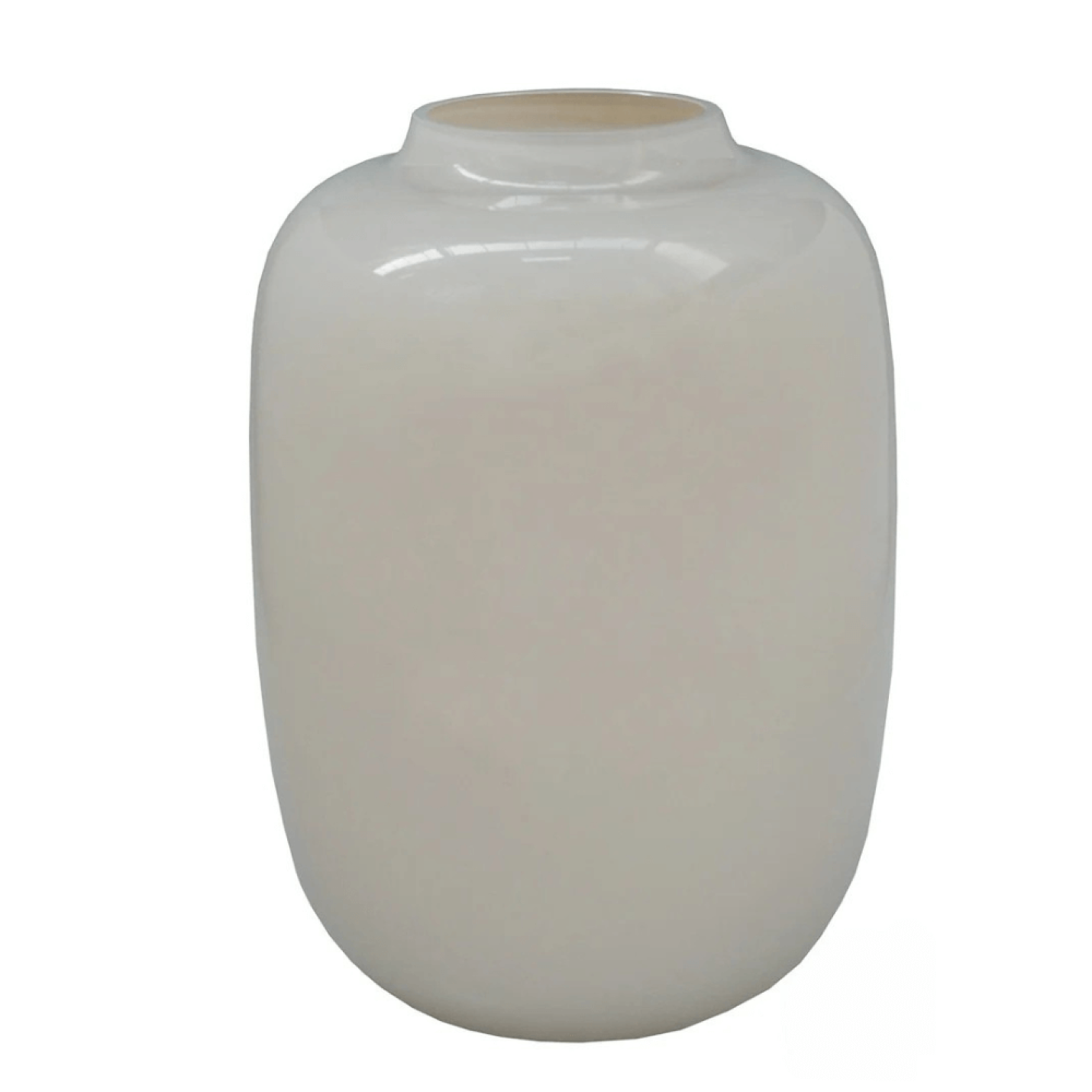 Glazen Vaas – Ivoor - Medium 29cm hoog