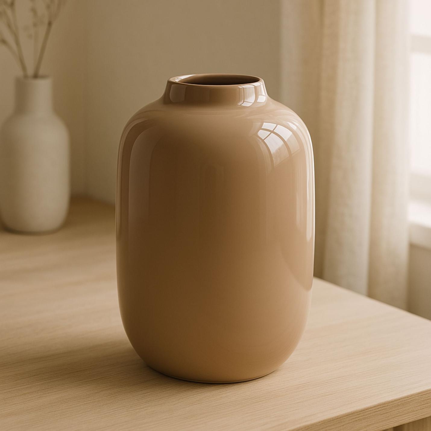 Glazen Vaas – Zand - Large 35cm hoog; Afbeelding: 2