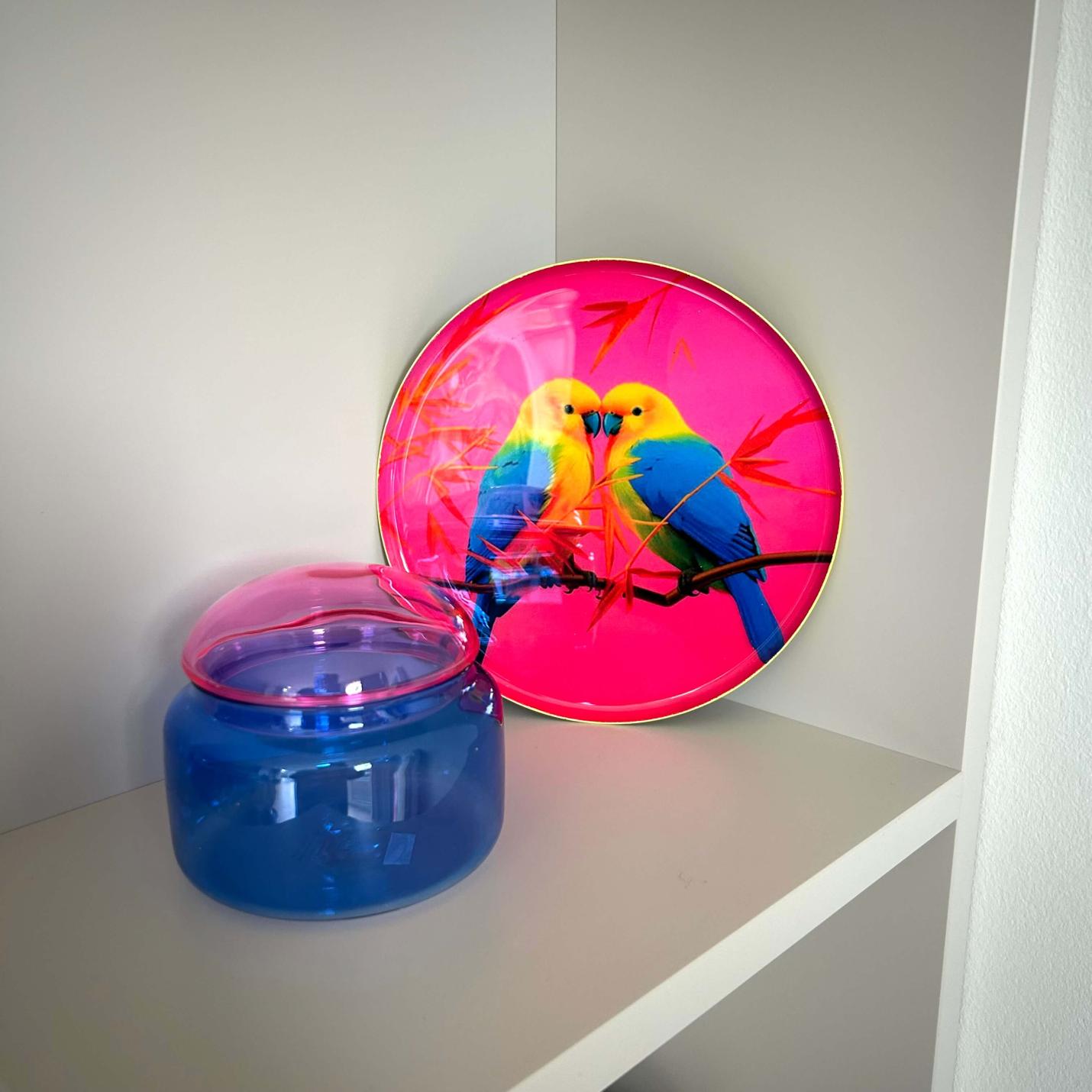 Love Plate " Birds" - maat M; Afbeelding: 2