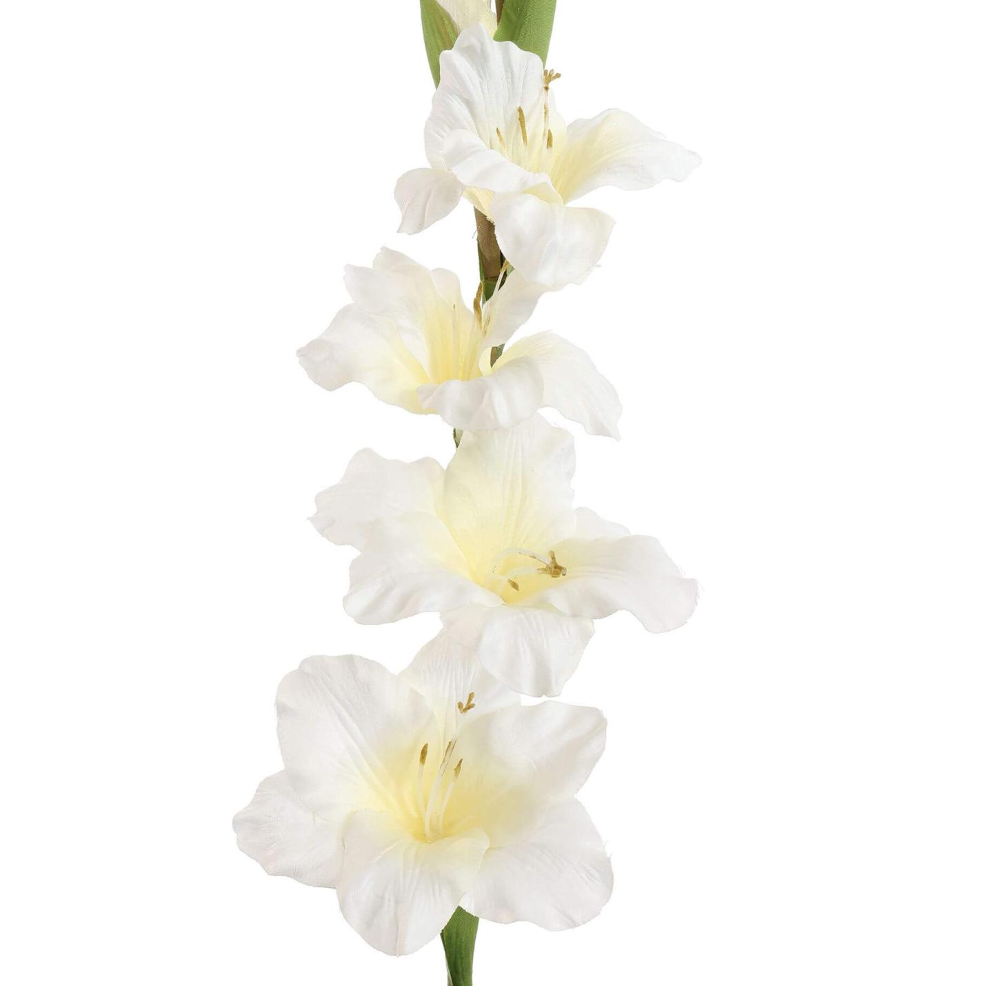 Kunstbloem Gladiool – Cremè – 85 cm; Afbeelding: 2
