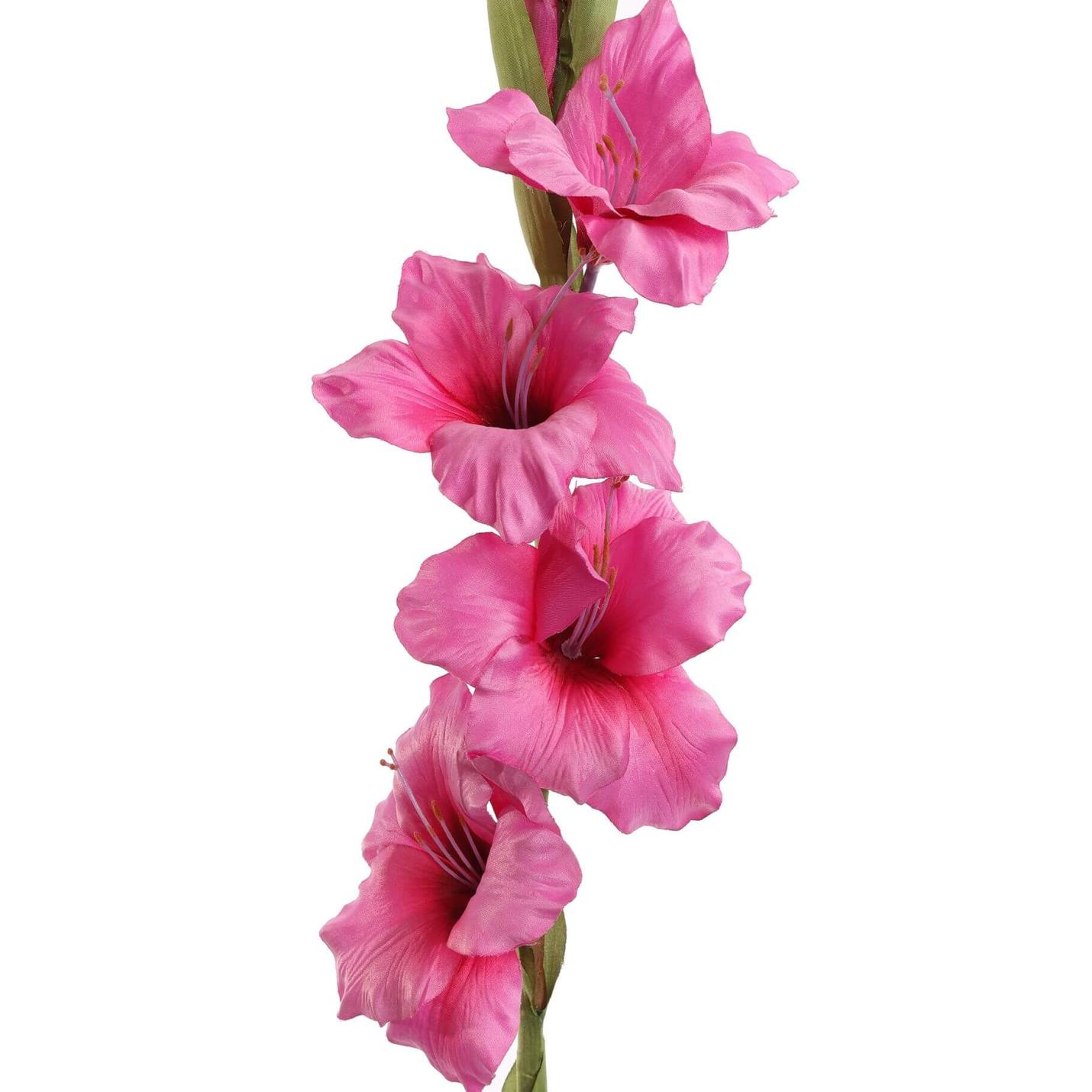 Kunstbloem Gladiool – Donkerroze – 85 cm; Afbeelding: 2