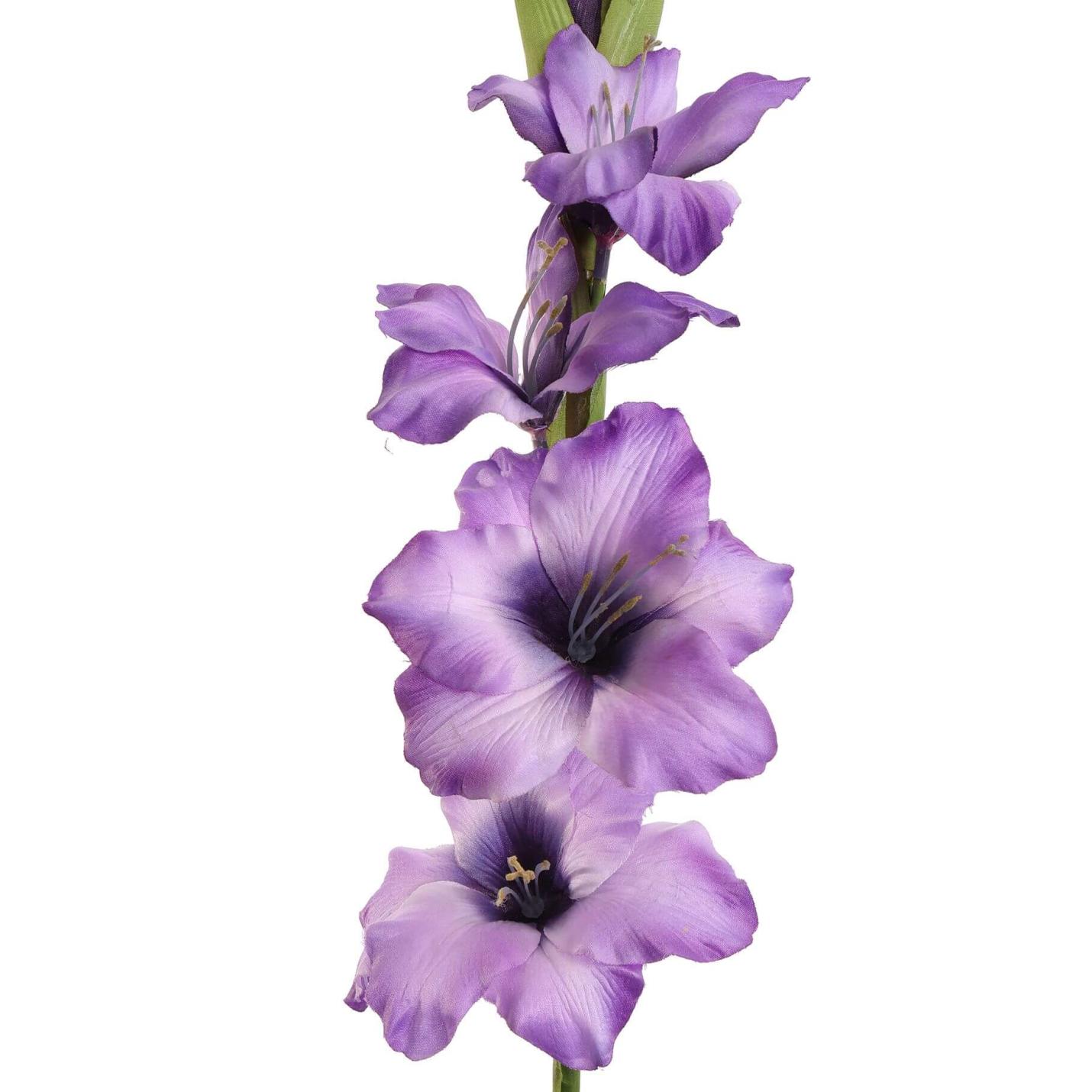 Kunstbloem Gladiool – Paars – 85 cm; Afbeelding: 2