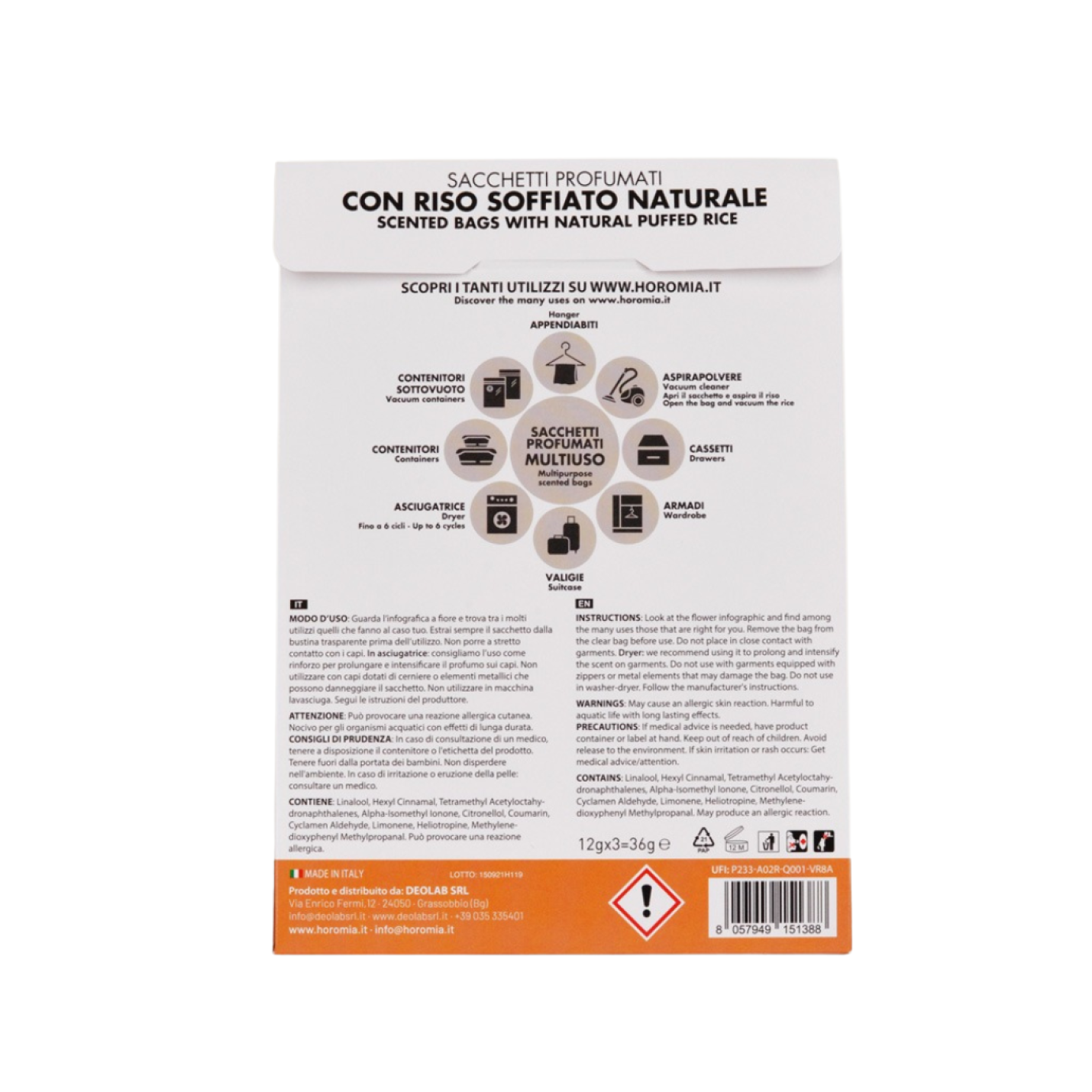 Geurzakjes Vento d'oriente; Afbeelding: 3