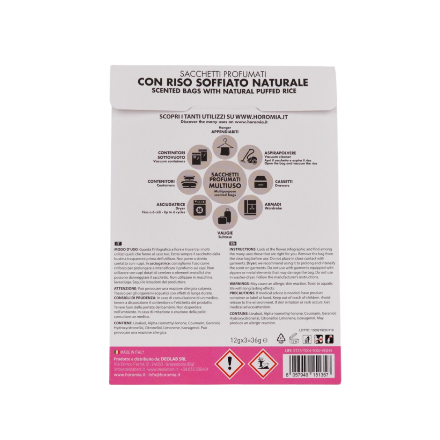 Geurzakjes Soffice talco; Afbeelding: 3