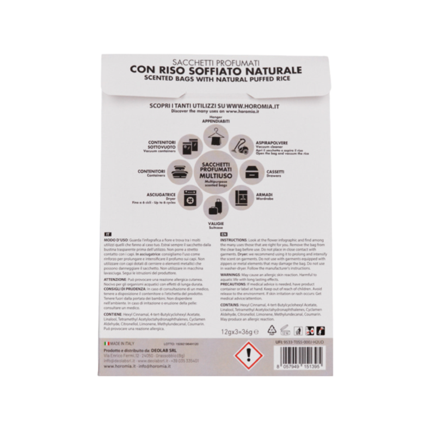 Geurzakjes Bianco infinito; Afbeelding: 3