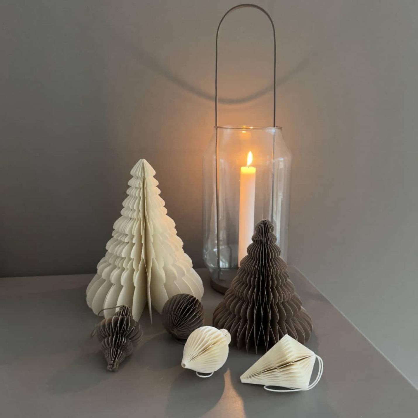 Kerstboom wit met glitter 25; Afbeelding: 4