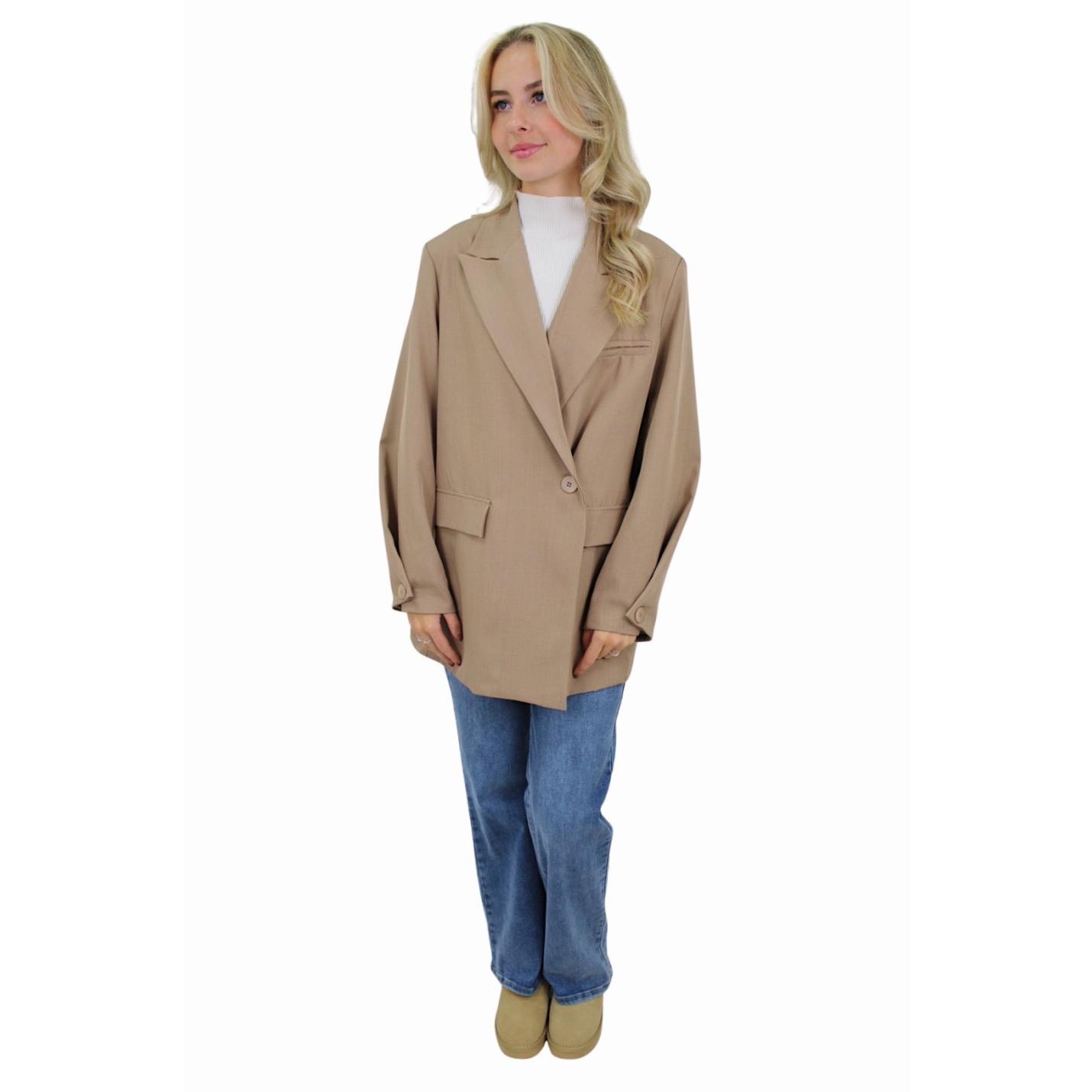 MIA BLAZER | BEIGE; Afbeelding: 2