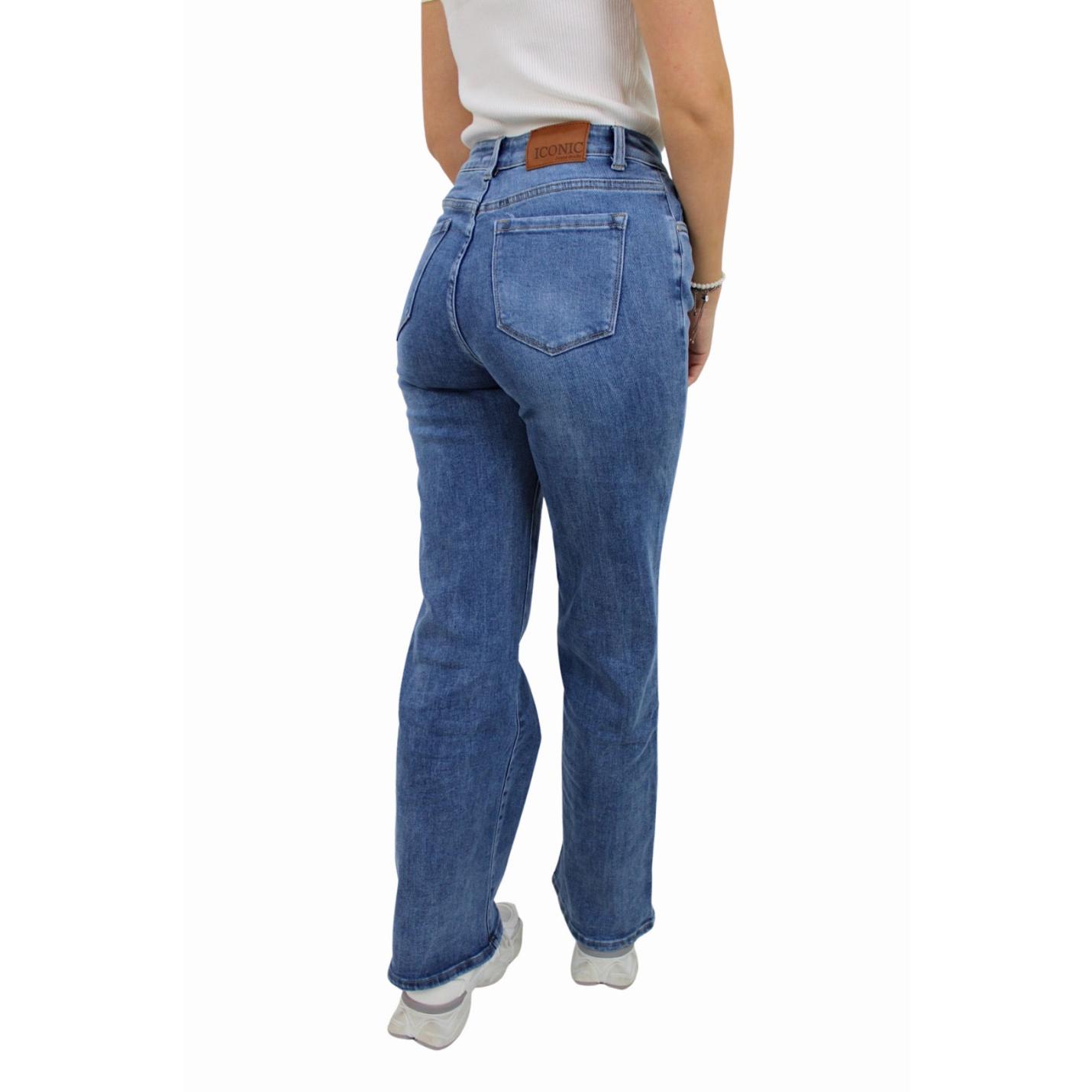 ICONIC STRAIGHT LEG JEANS MF-131 | BLUE - 32/XXS; Afbeelding: 3