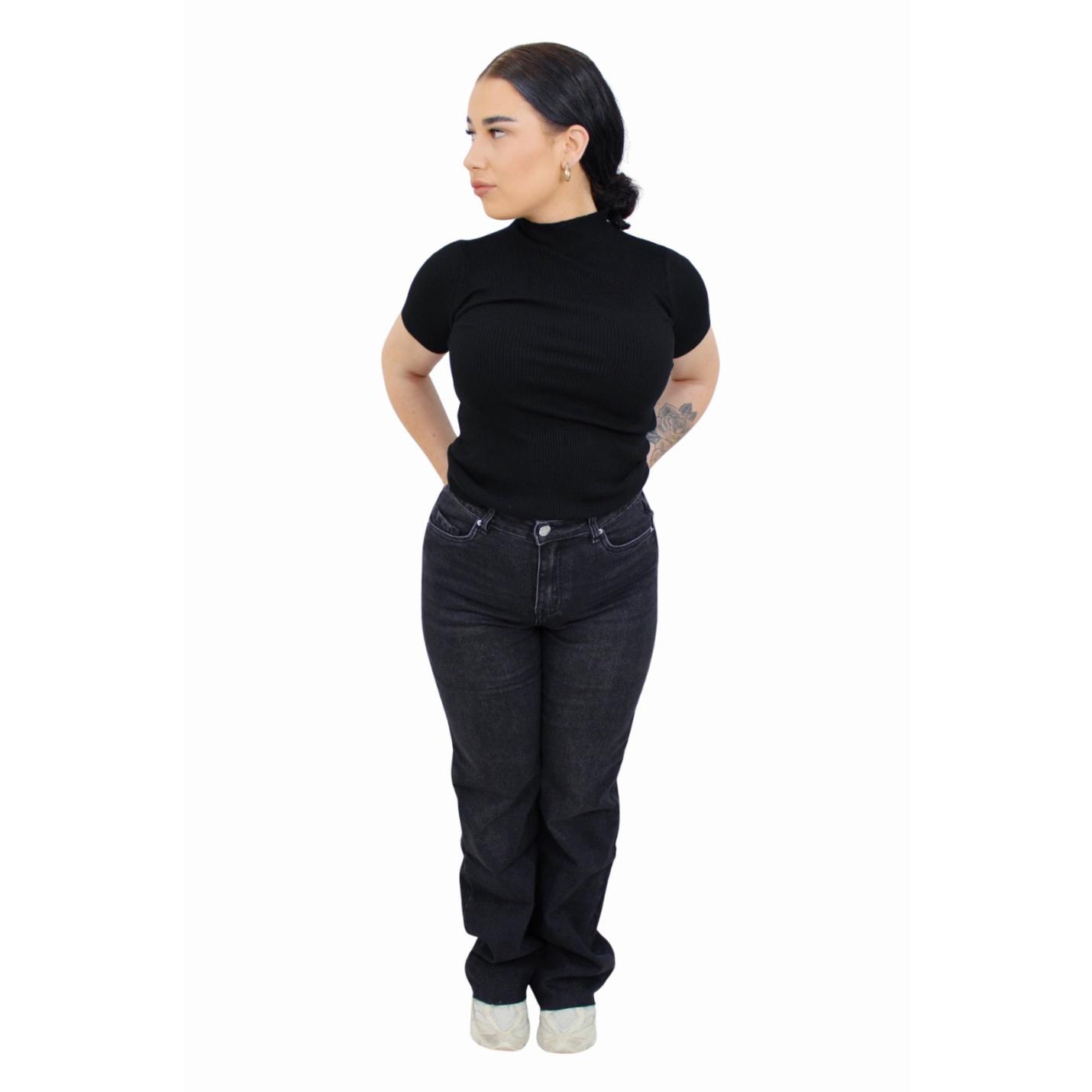 VS MISS WIDE LEG JEANS 8606 | BLACK - 34(XS); Afbeelding: 2