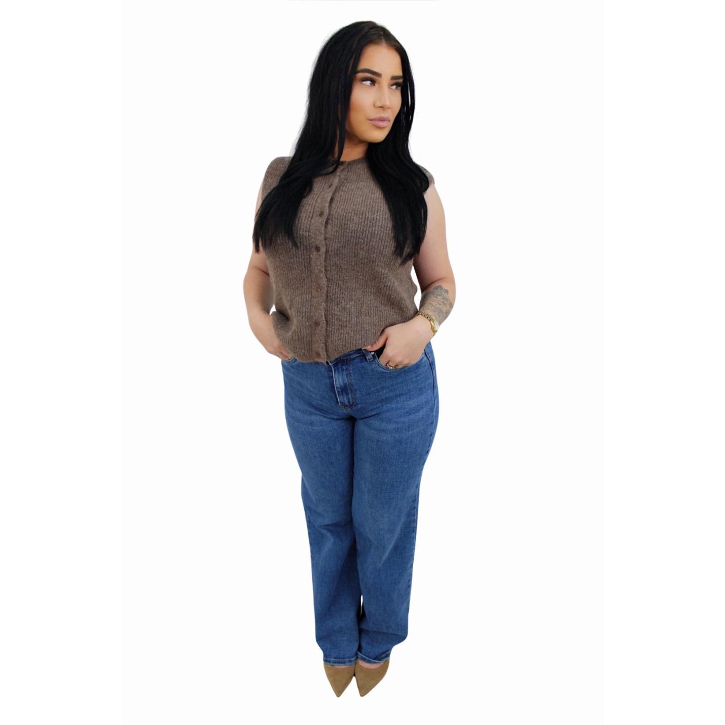 GOODIES WIDE LEG JEANS DJ2512 | DARK BLUE - 34(XS); Afbeelding: 3