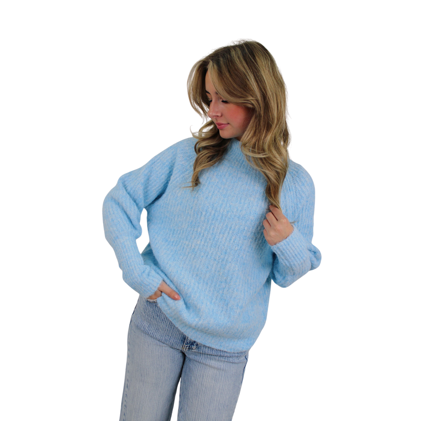 BASIC KNIT | BABY BLUE; Afbeelding: 4