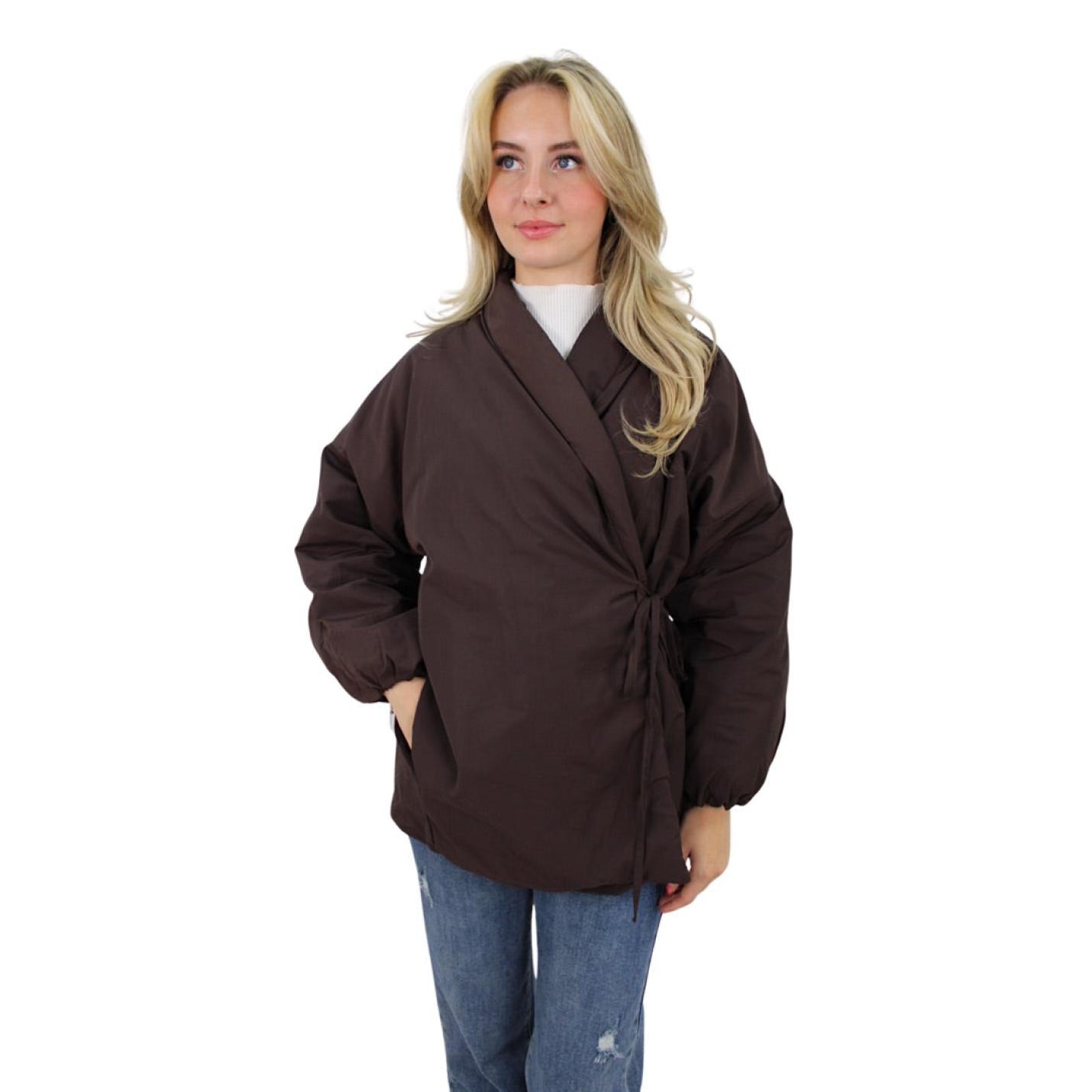 BASIC PUFFER JACKET | BROWN