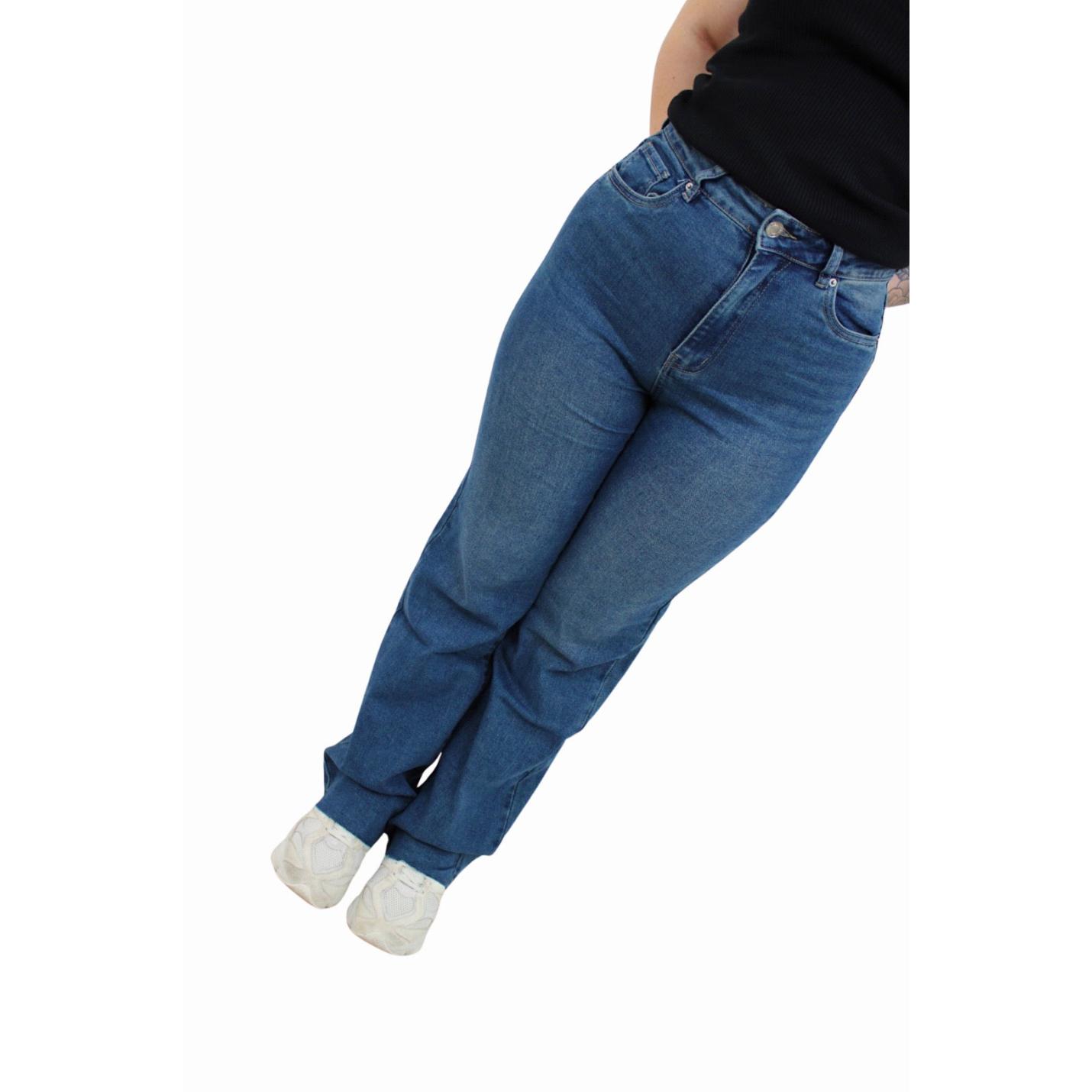 VS MISS WIDE LEG JEANS XJ381 | DARK BLUE - 34(XS); Afbeelding: 4