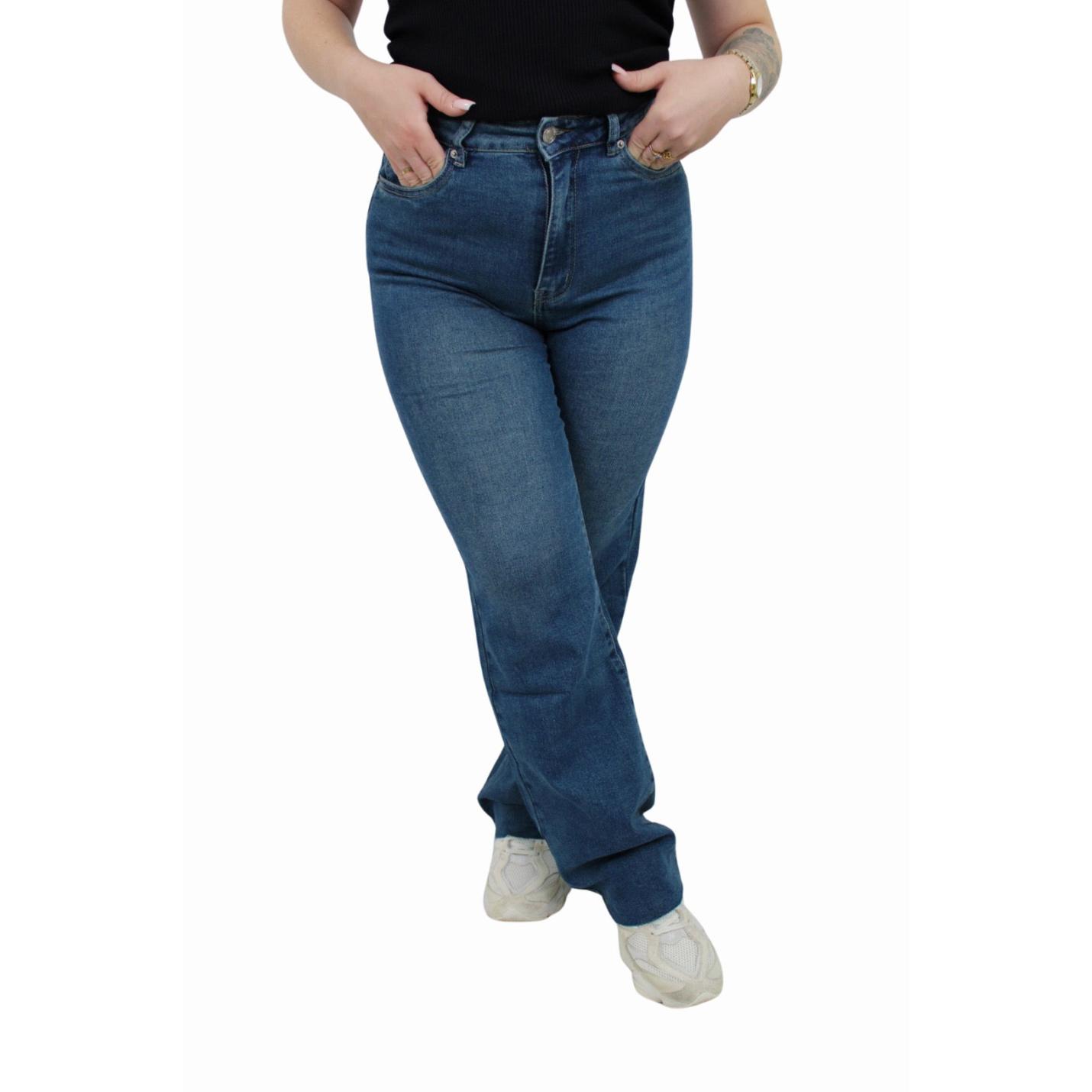 VS MISS WIDE LEG JEANS XJ381 | DARK BLUE - 34(XS)