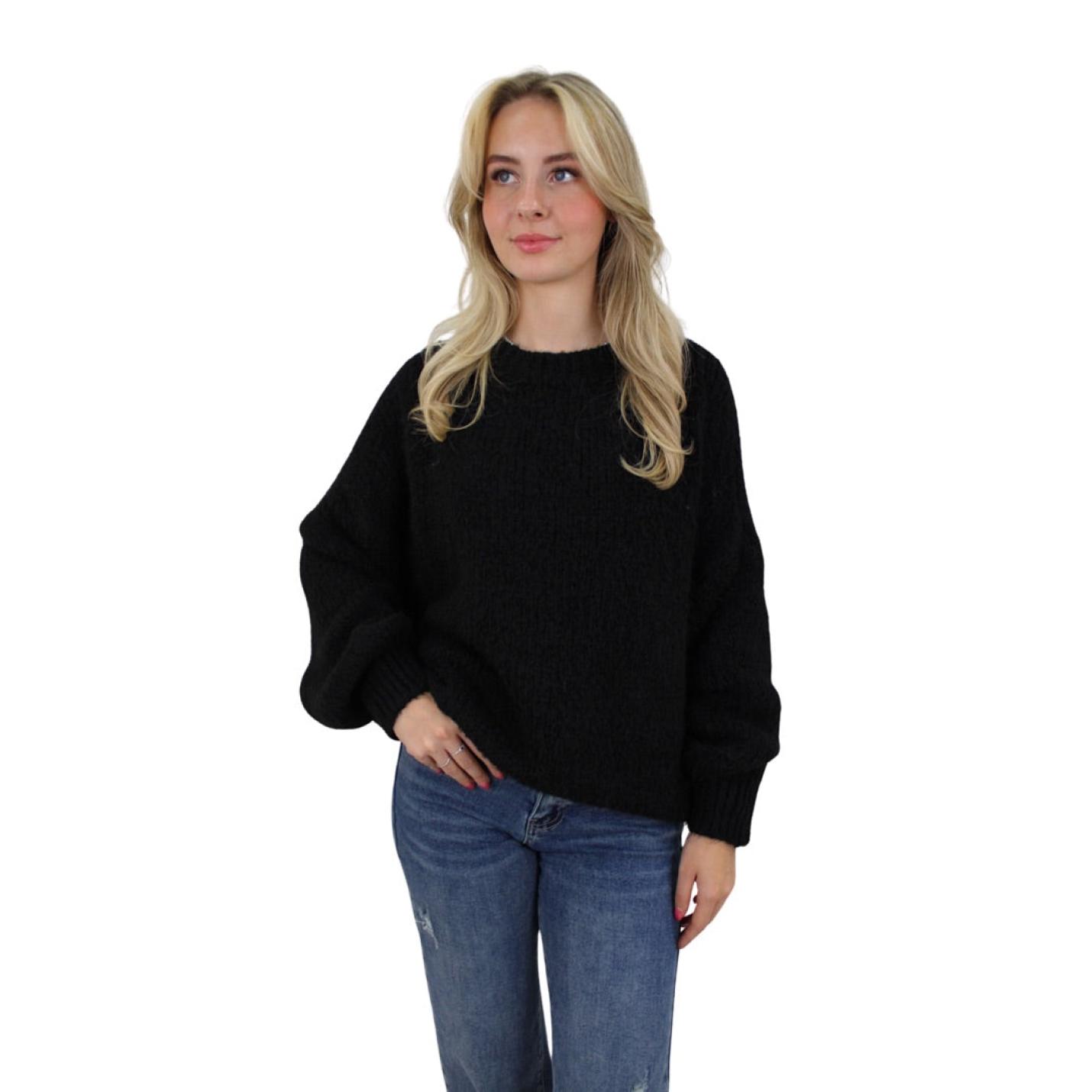 GINA COMFY KNIT | BLACK