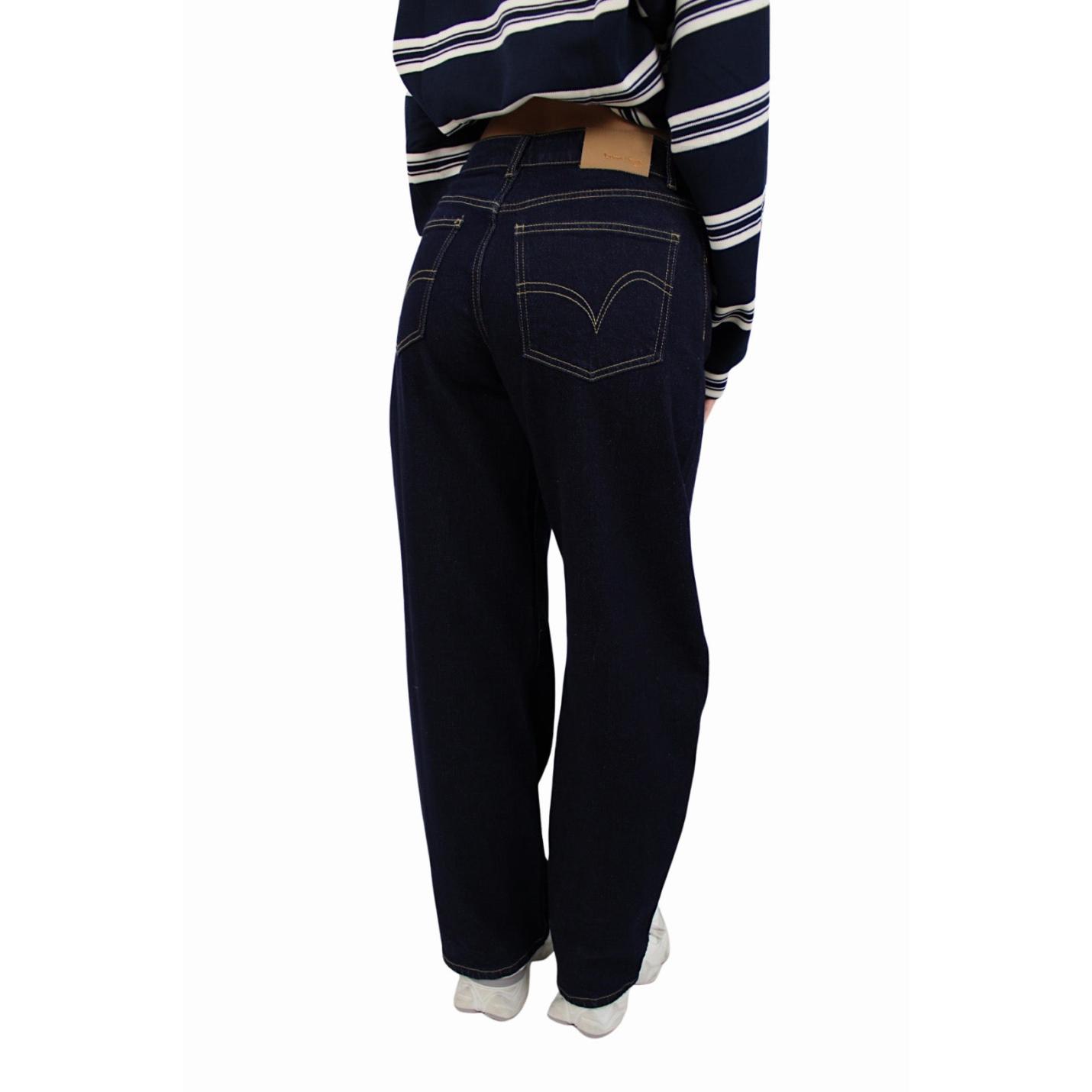 QUEEN HEARTS BALLOON FIT JEANS | DARK BLUE - 34/XS; Afbeelding: 5