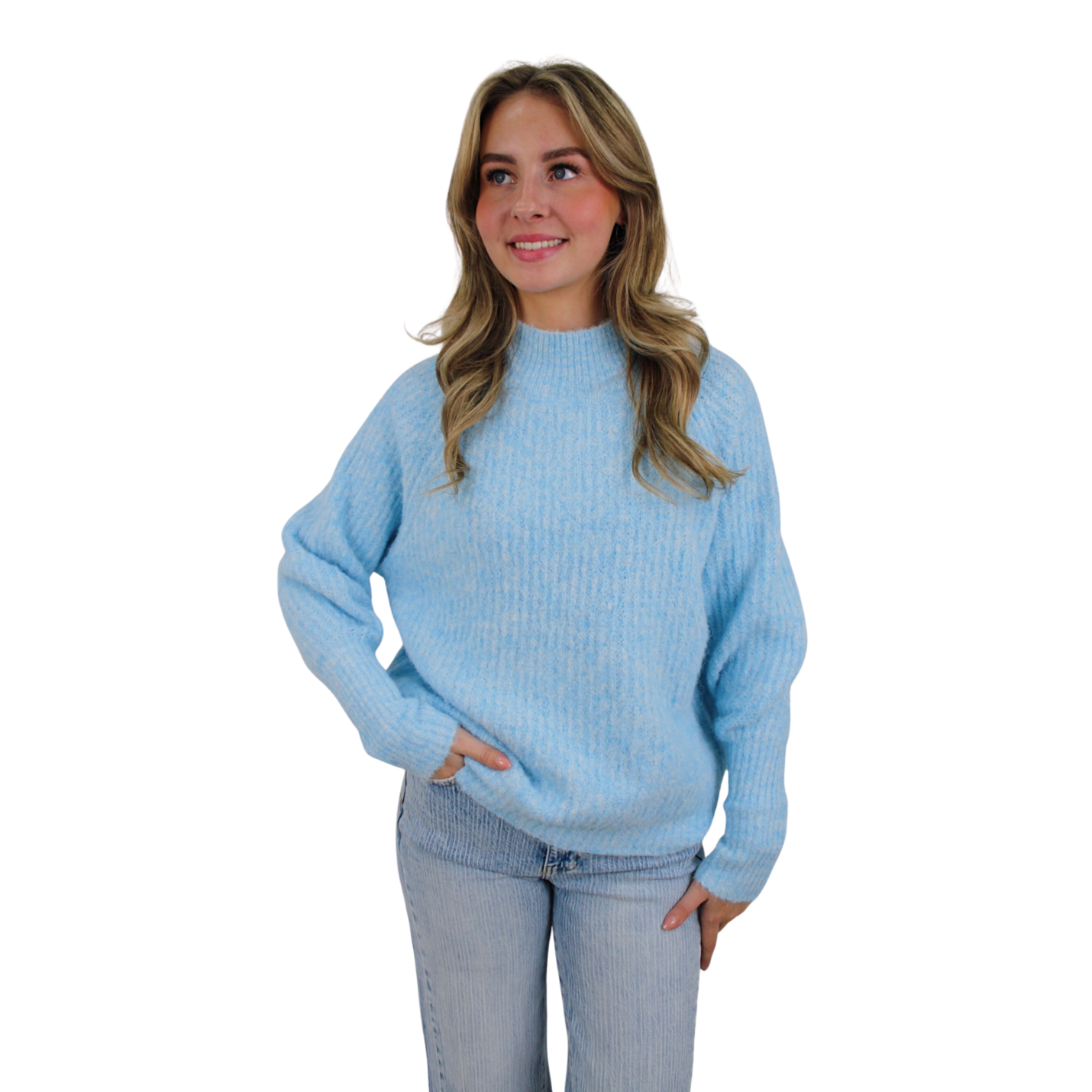 BASIC KNIT | BABY BLUE; Afbeelding: 3