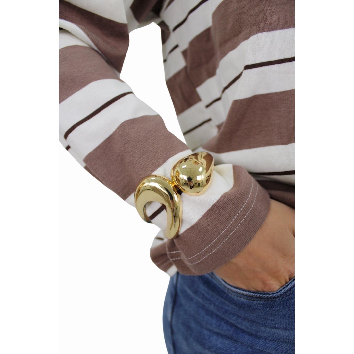 ORGANIC STATEMENT BANGLE | GOUD