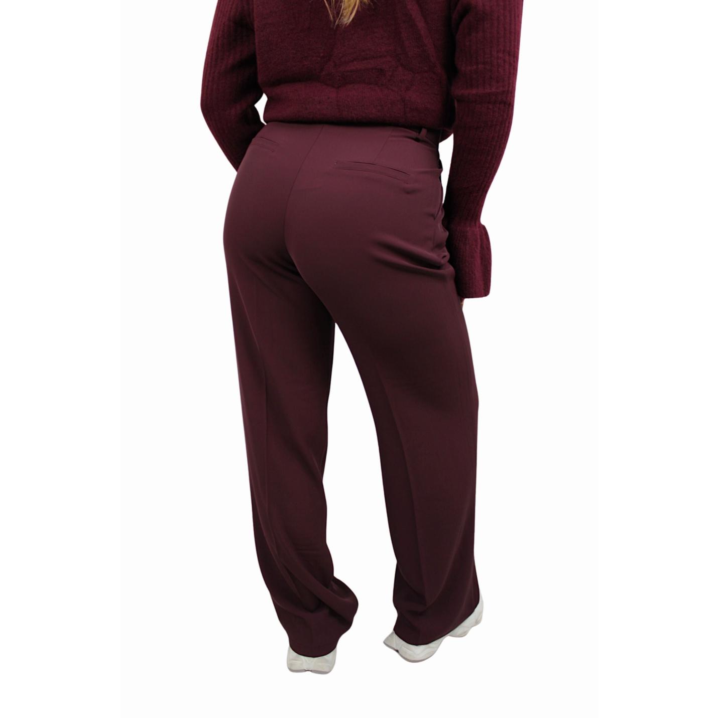 MARY PANTALON | AUBERGINE - S/M; Afbeelding: 2