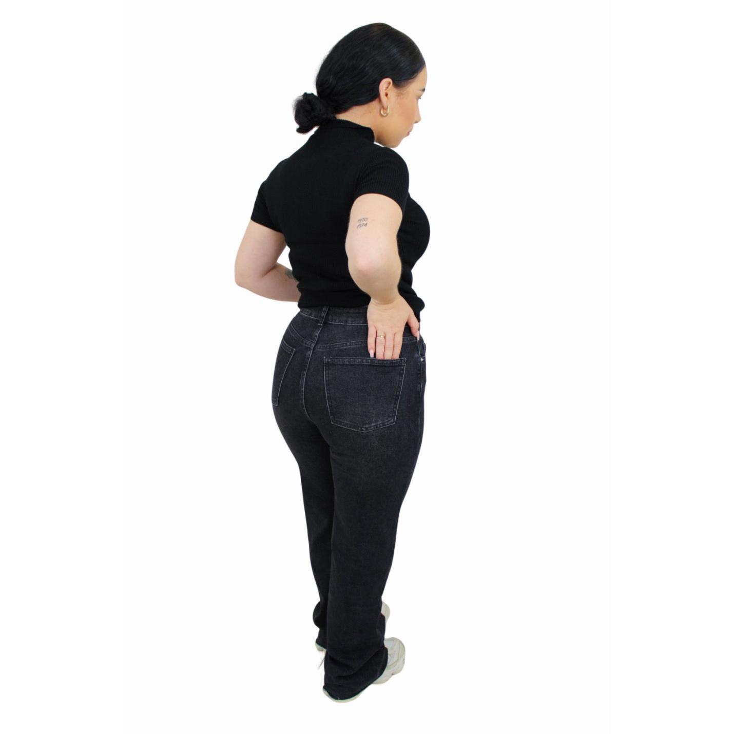 VS MISS WIDE LEG JEANS 8606 | BLACK - 34(XS); Afbeelding: 3