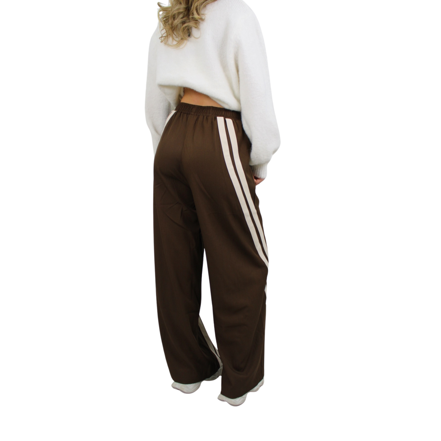 STRIPED JOGGER | BROWN - S/M; Afbeelding: 4