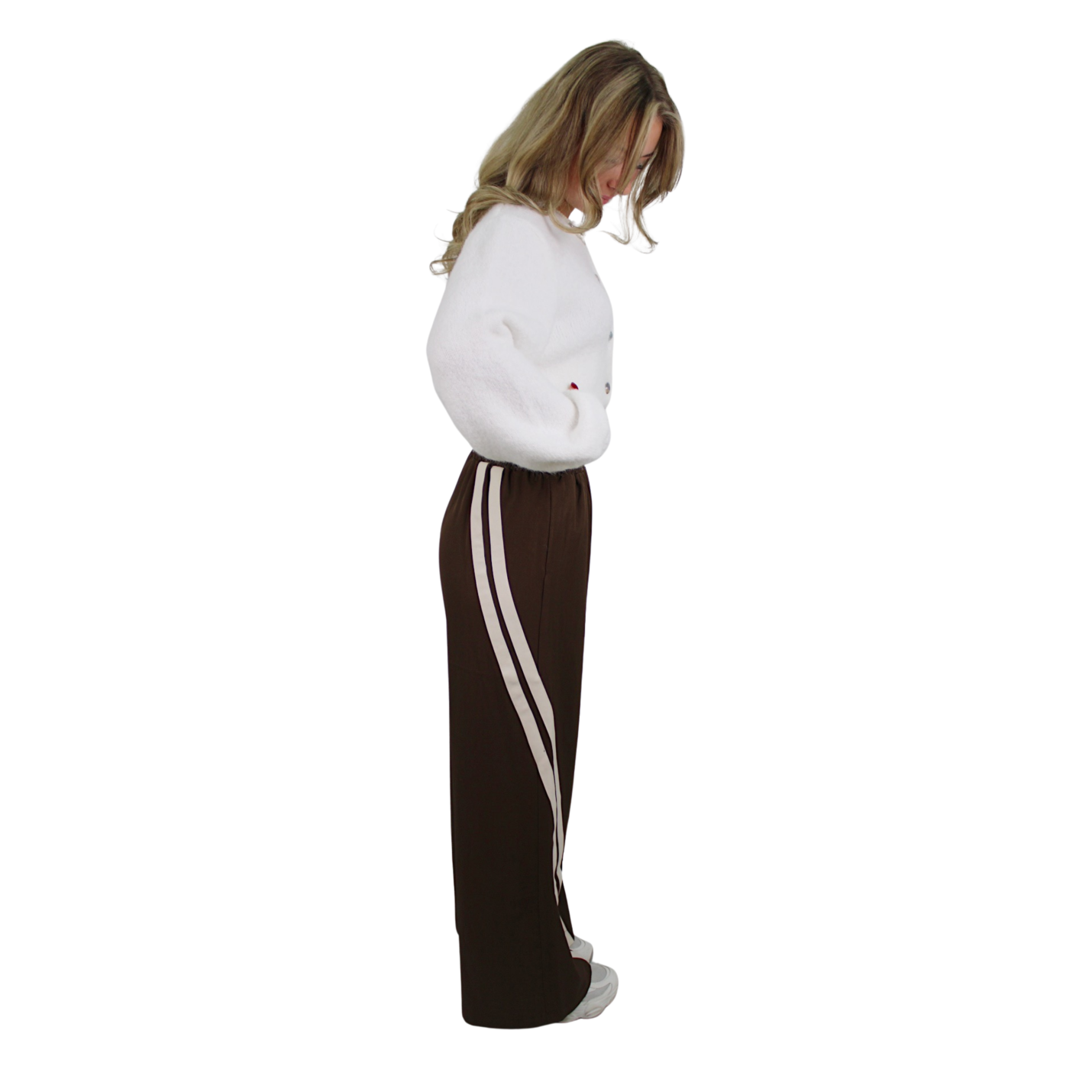 STRIPED JOGGER | BROWN - S/M; Afbeelding: 2