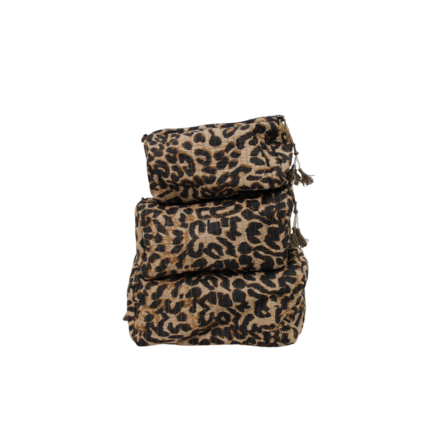 TOILET BAG | LEOPARD BROWN - S