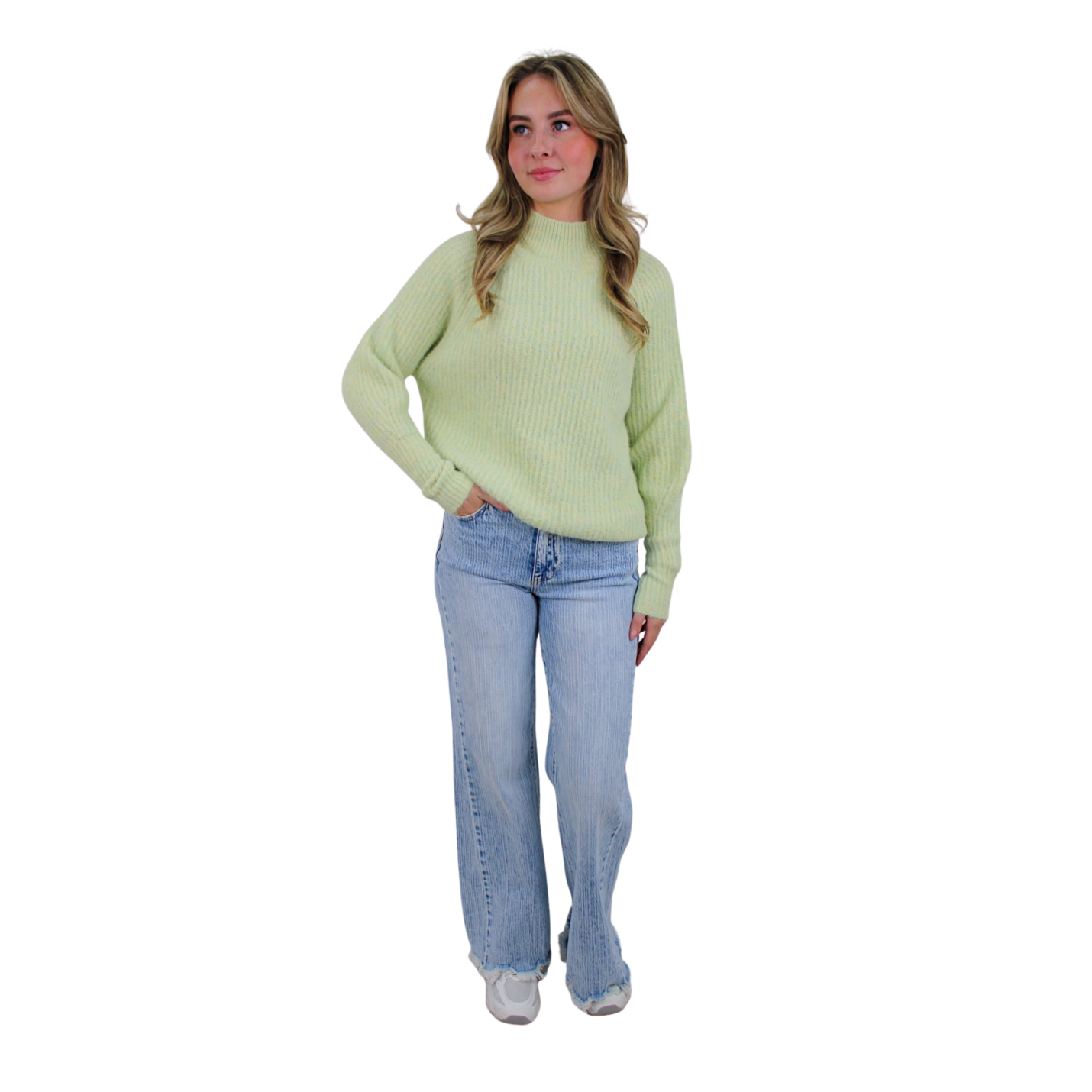 BASIC KNIT | APPLE GREEN; Afbeelding: 2