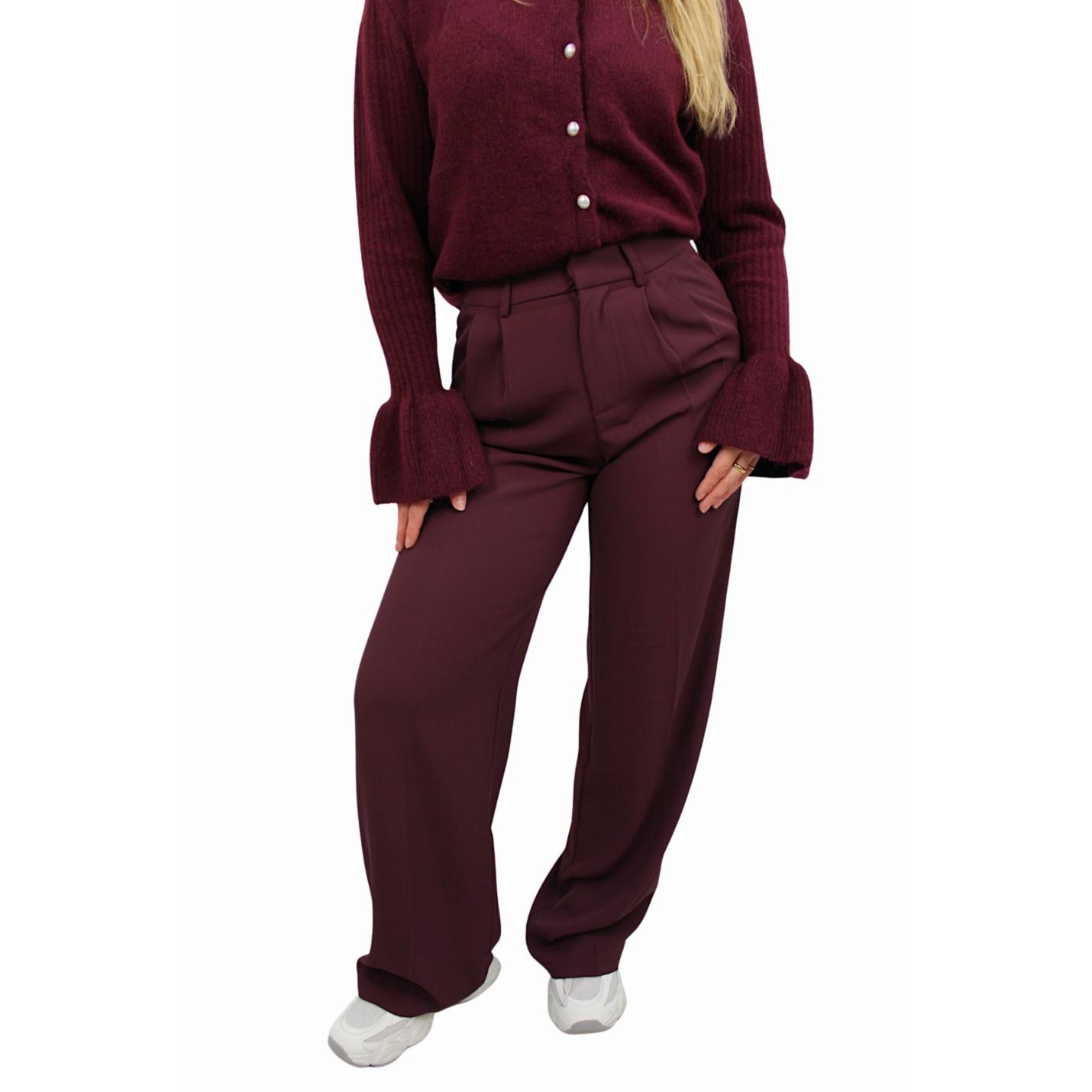 MARY PANTALON | AUBERGINE - S/M