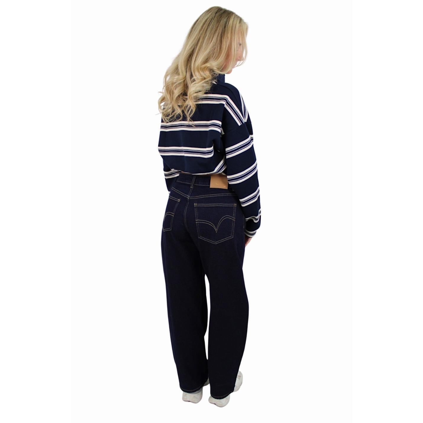 QUEEN HEARTS BALLOON FIT JEANS | DARK BLUE - 34/XS; Afbeelding: 4