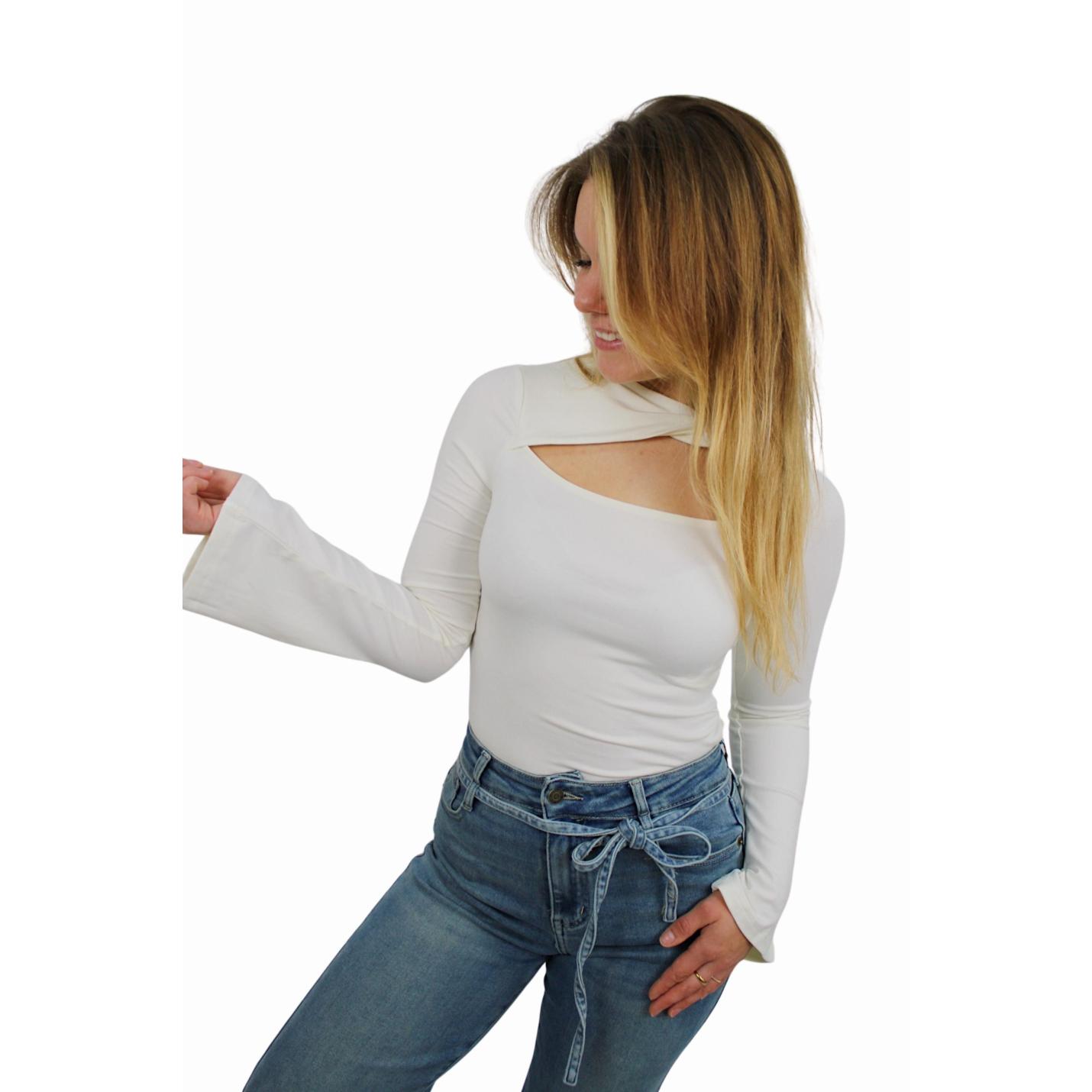 LUCEE BASIC TOP | WHITE - S/M; Afbeelding: 2