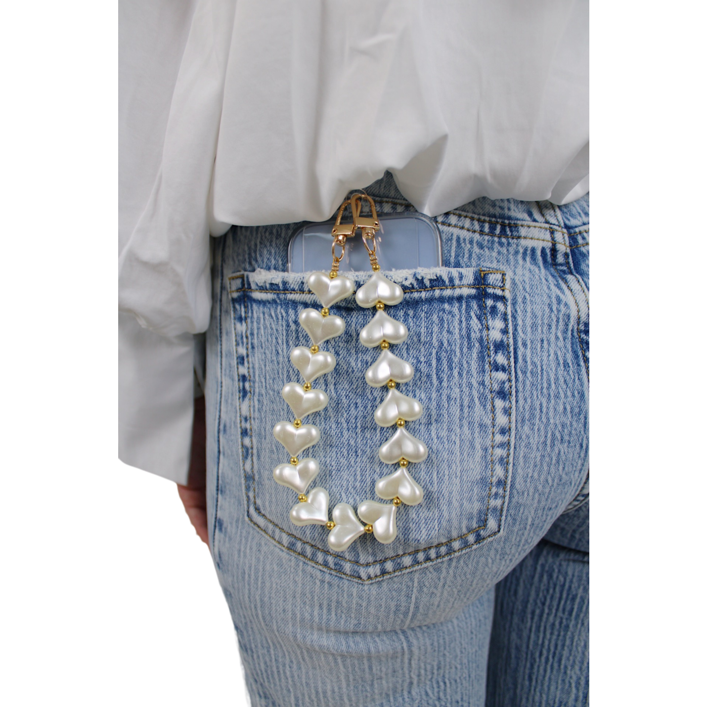 PHONE CORD HEART | PARELMOER WHITE