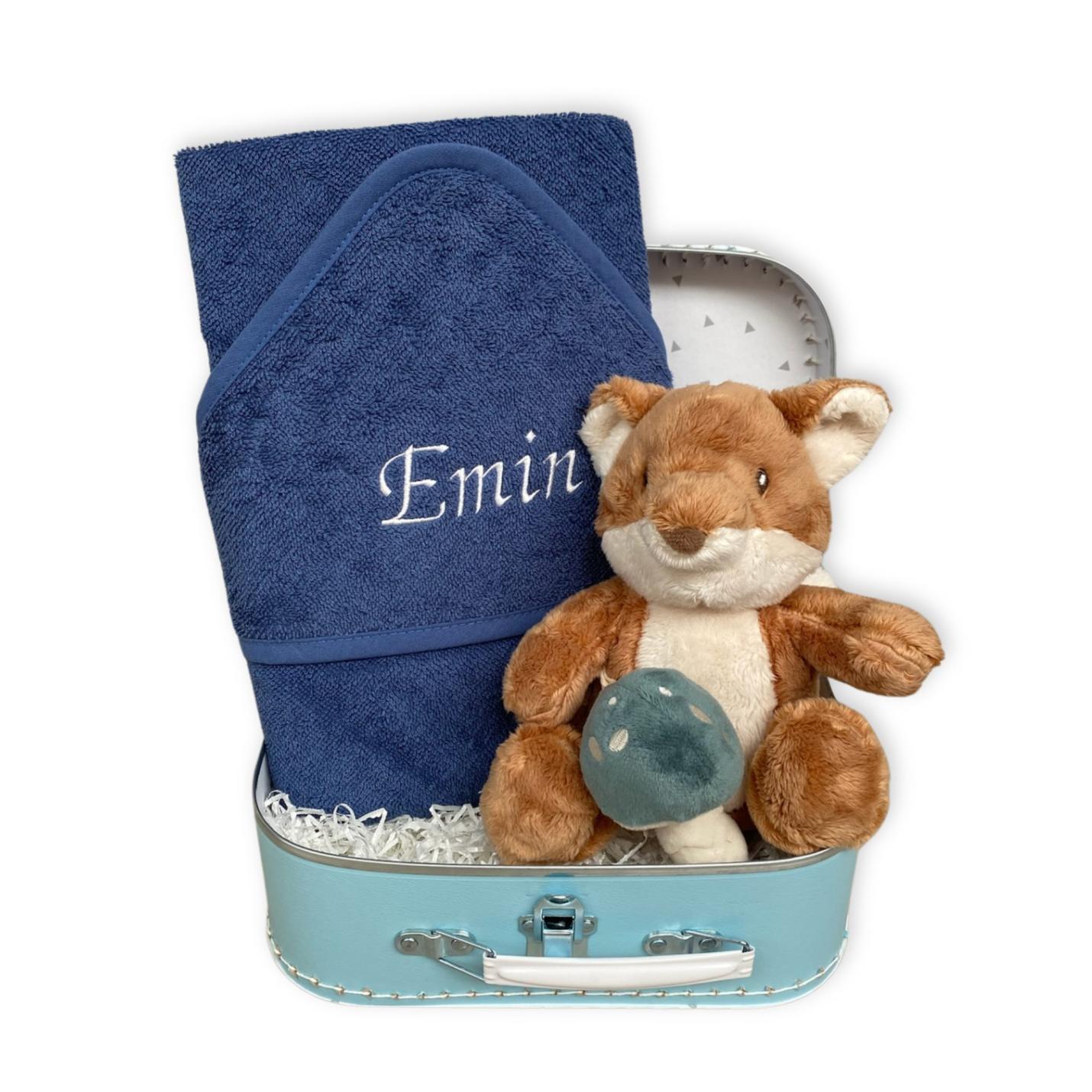 kraamcadeau koffer forest friends vos little dutch