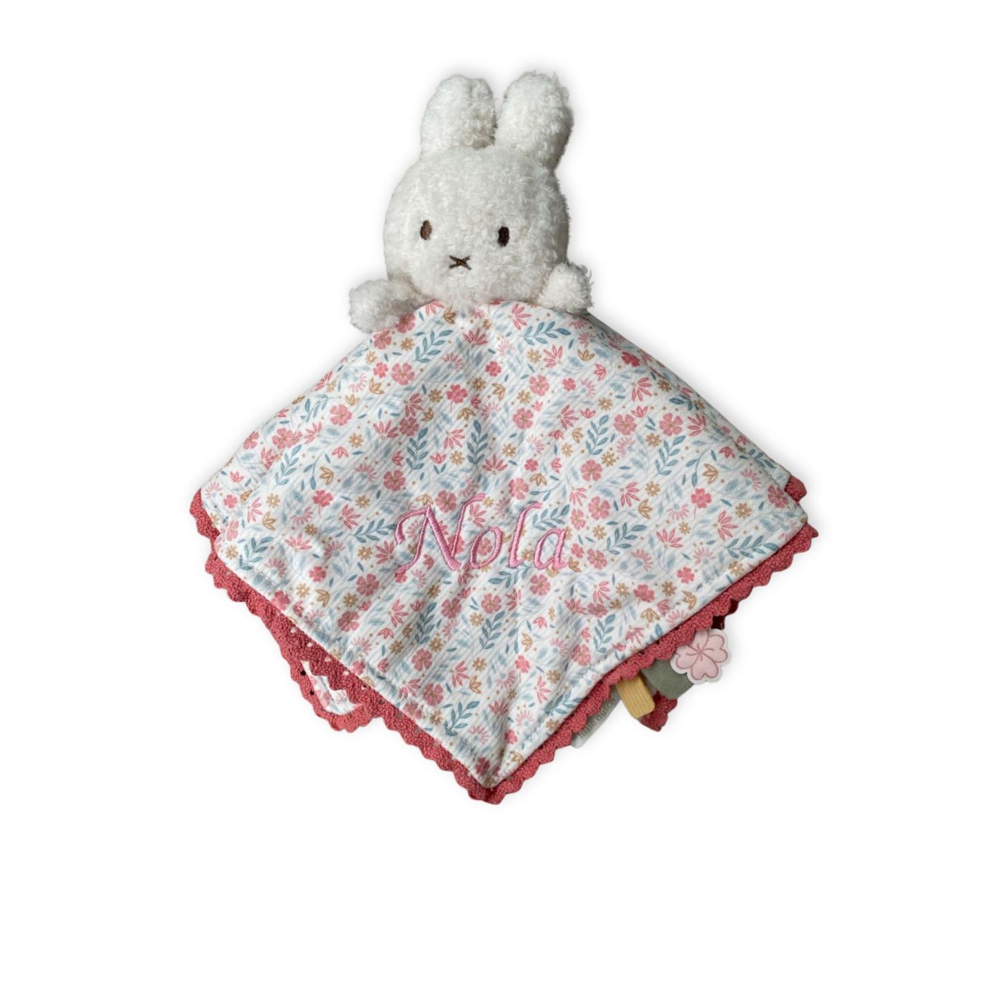 nijntje knuffeldoek lucky blossom met naam