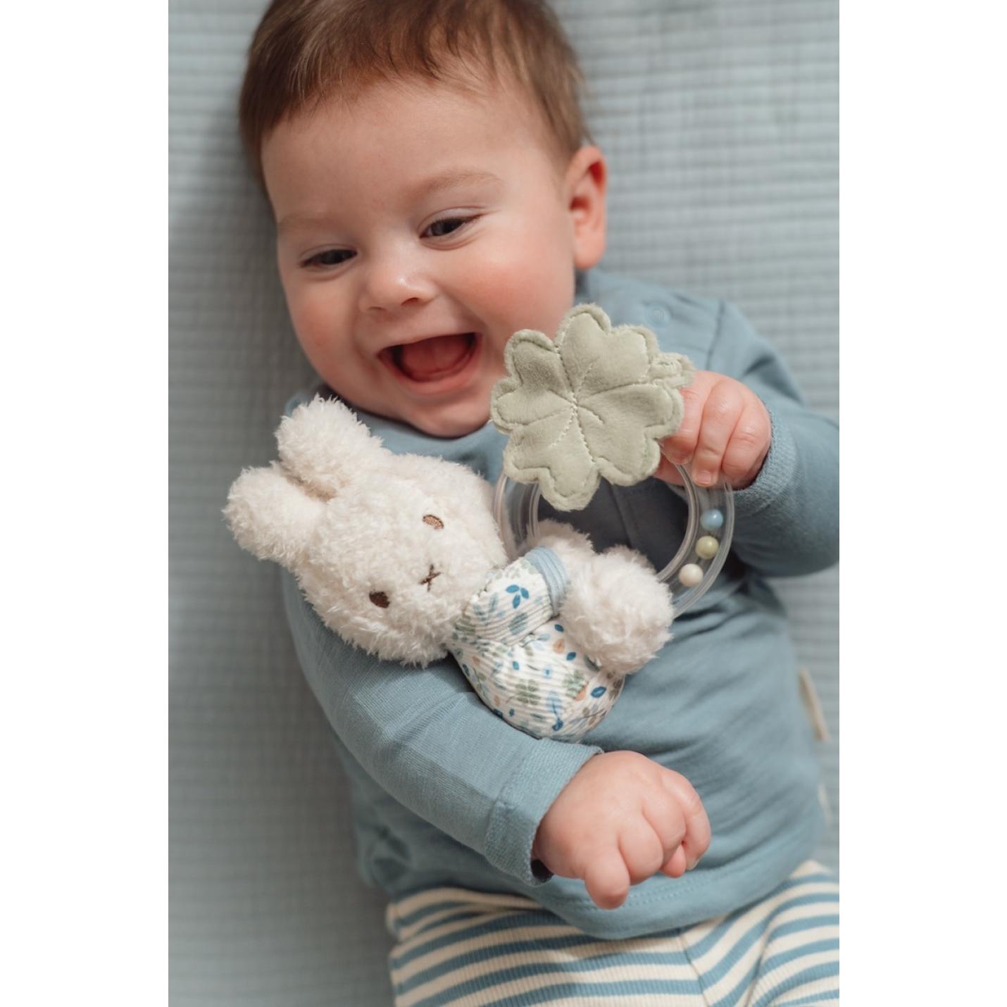 Nijntje x Little Dutch Lucky Leaves Ringrammelaar; Afbeelding: 2