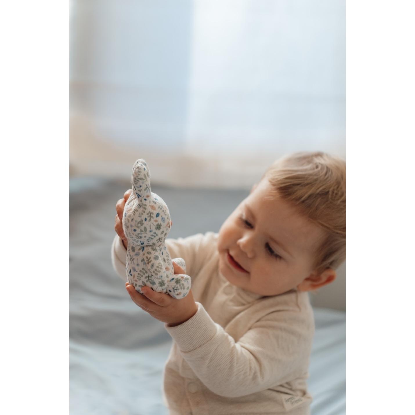 Nijntje x Little Dutch knuffel Lucky Leaves all-over print 15 cm; Afbeelding: 3