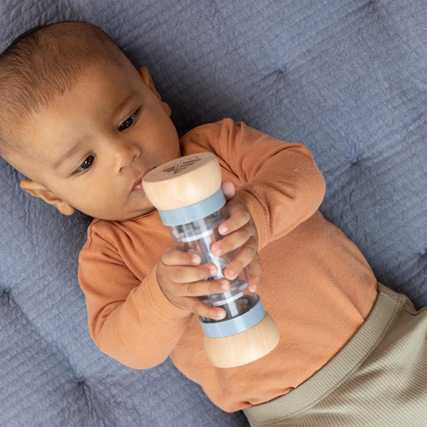 Regen rammelaar blauw | Little Dutch; Afbeelding: 4