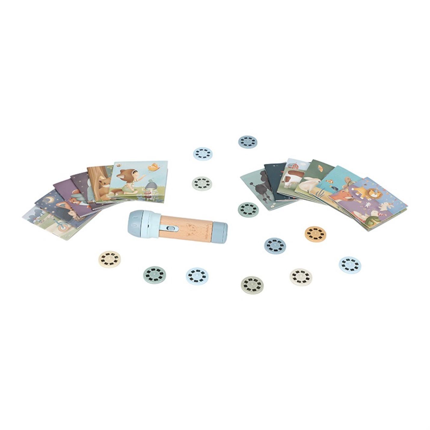 Little Dutch verhalen projector zaklamp - Blauw; Afbeelding: 4